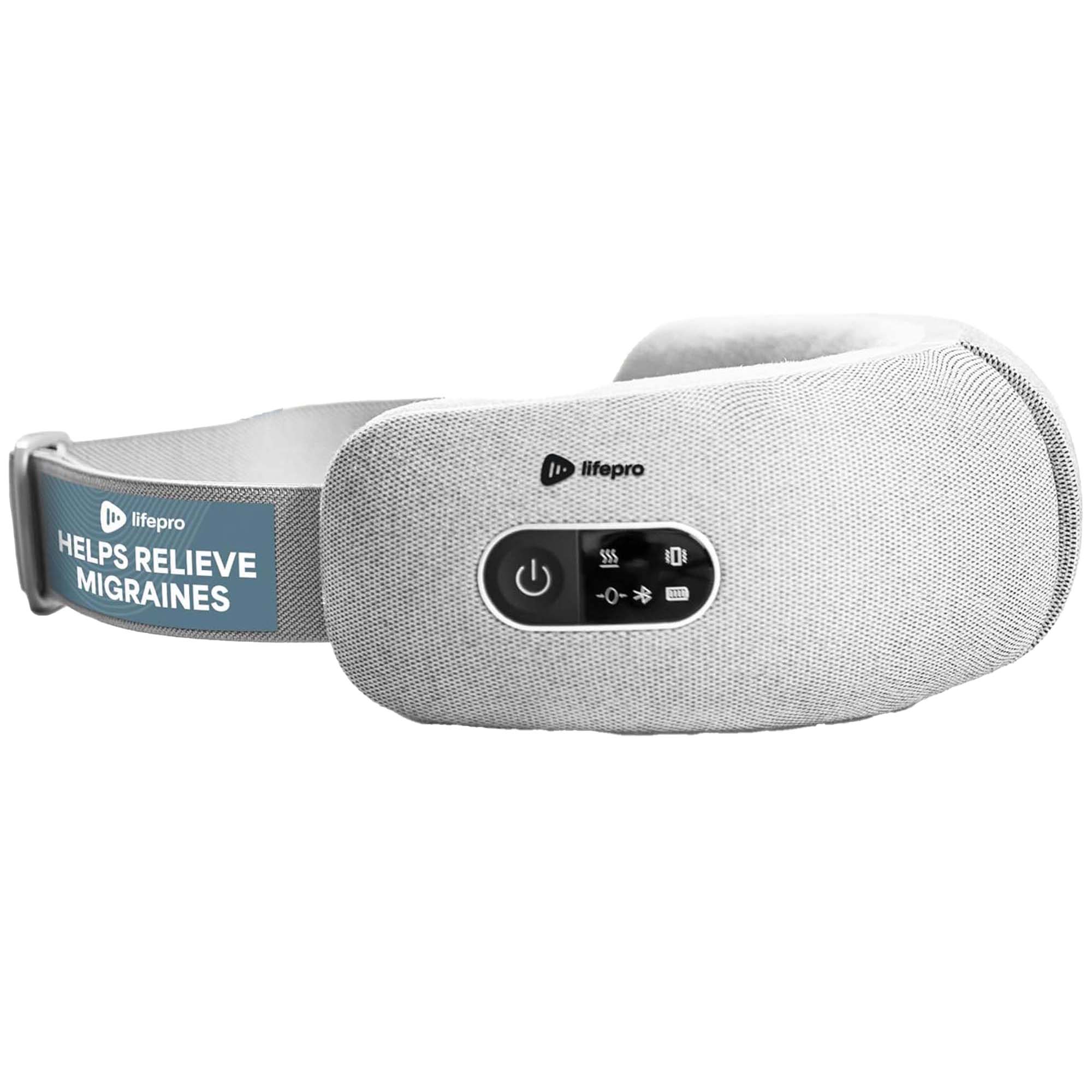 Lifepro Fitness LLC - LP-OCLX-GRY-RTL Vibration Therapy Mask Oculax Head / Eyes One Size Fits Most