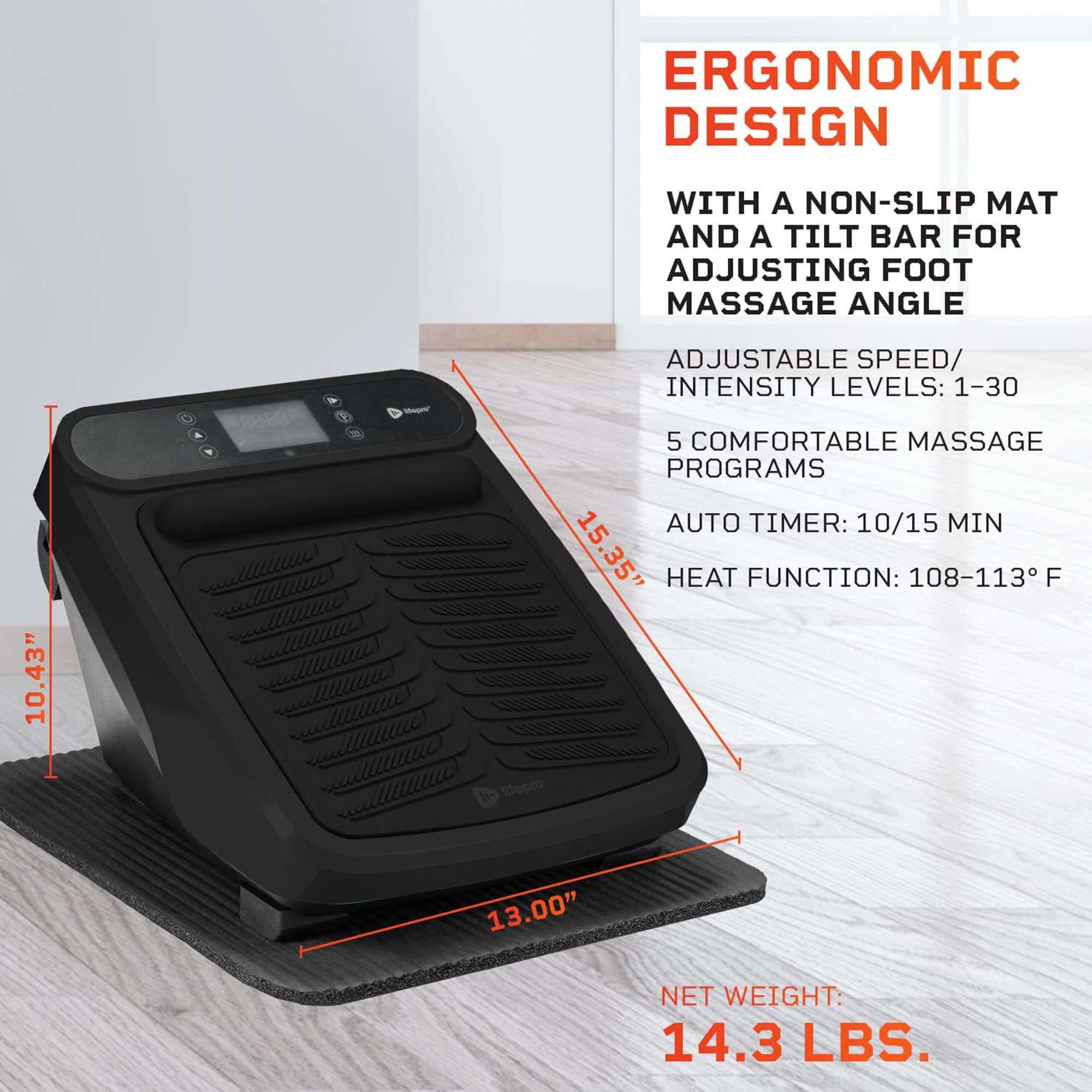 Lifepro Fitness LLC LP-VBRCP-BLK-RTL - 1/Each