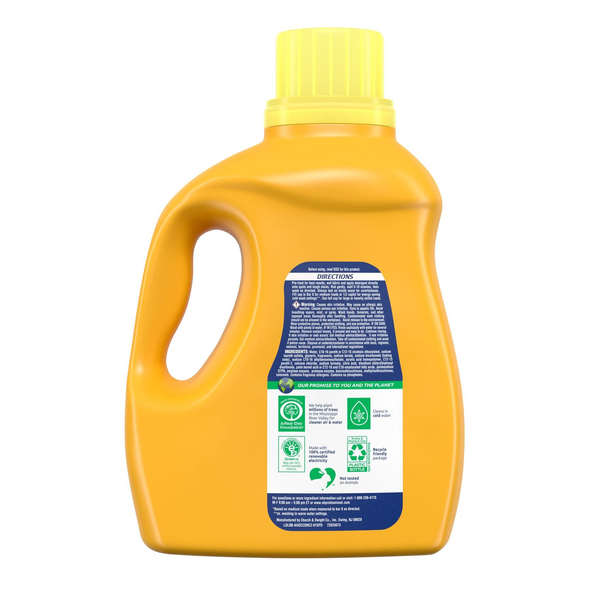 RJ Schinner Co - 33200-50027 Laundry Detergent Arm & Hammer® Plus OxiClean™ 100.5 oz. Bottle Liquid Fresh Scent