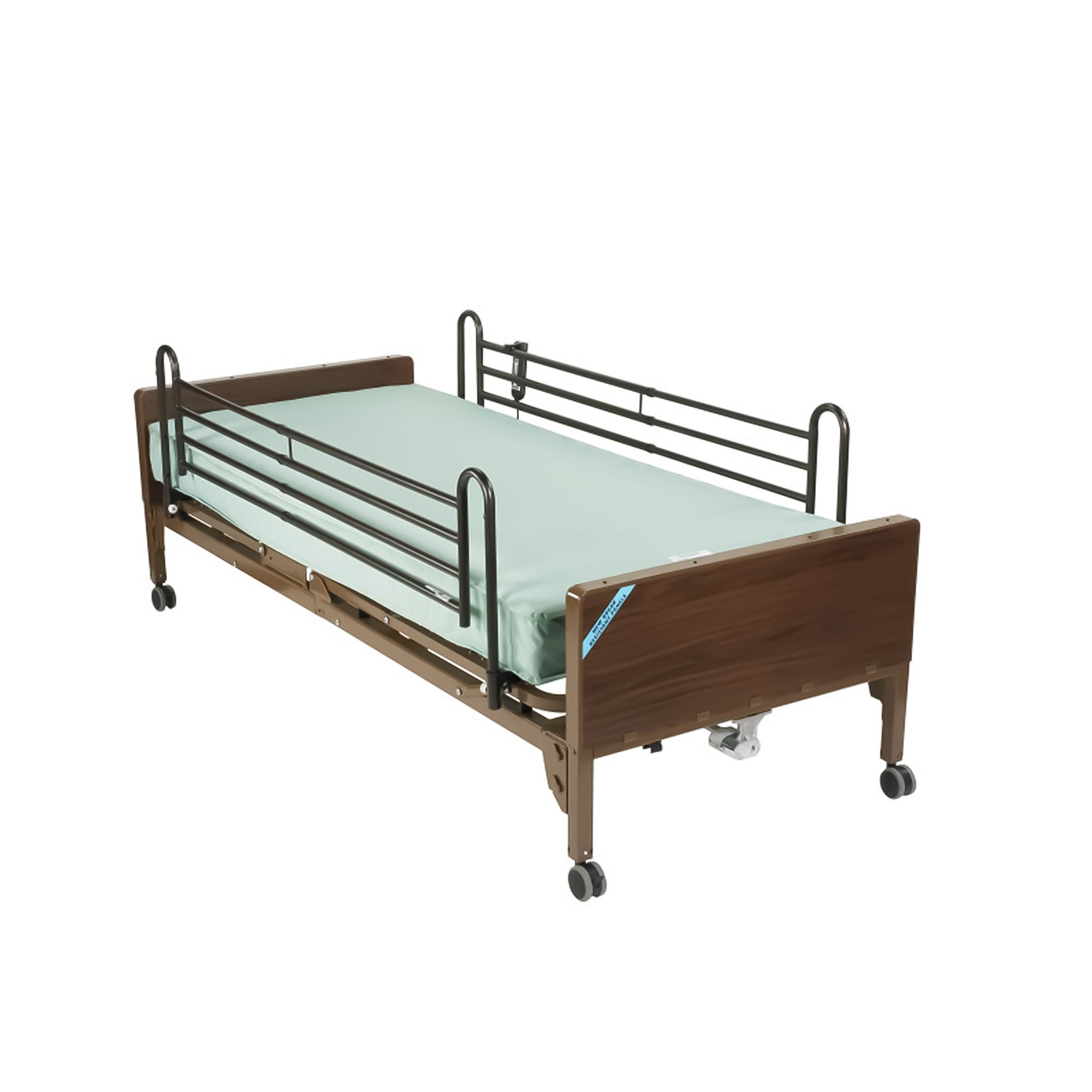 Drive DeVilbiss Healthcare - 15033BV-PKG-MED Electric Bed Delta® Ultra-Light 1000 Home Care 88 Inch Length Spring Deck 3 Functions 12-1/2 to 21-1/2 Inch Height Range