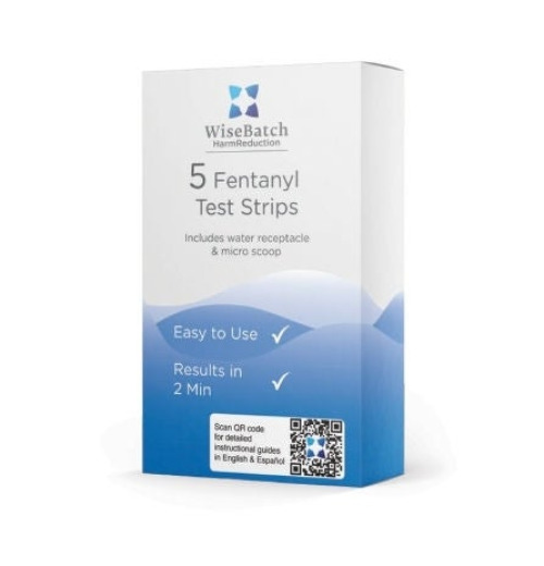 WiseBatch - FYL-WB1-5W Drug Identification Test Kit HarmReduction Fentanyl 5 Tests