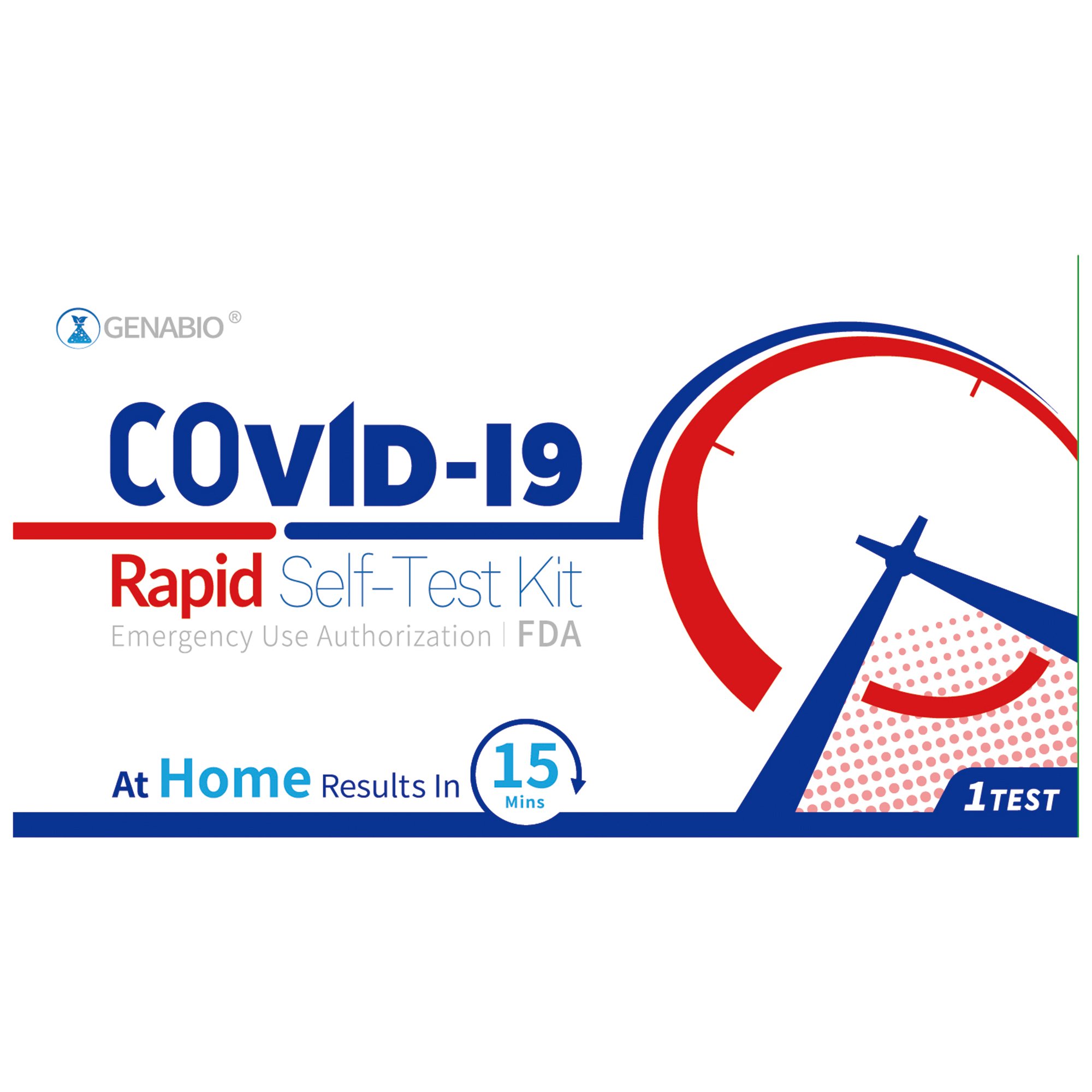 Genabio Diagnostics Inc RA9-E00301 - Genabio® COVID-19 at Home Rapid Self-Test Kit, 14 Tests per Pack - 1/Pack, 18/Case