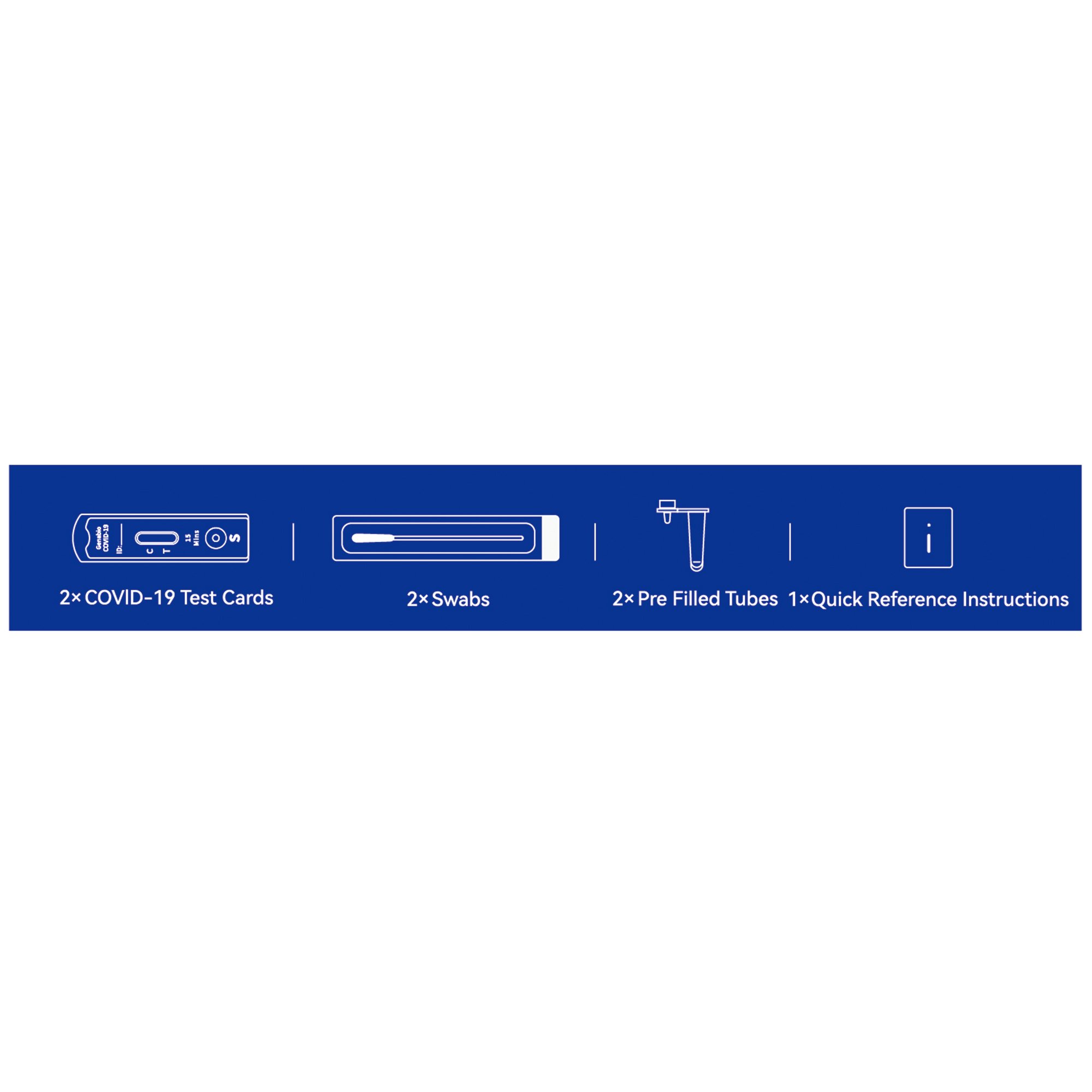 Genabio Diagnostics Inc RA9-E00302 - Genabio® COVID-19 at Home Rapid Self-Test Kit, Two Tests per Pack - 1/Kit, 102/Case
