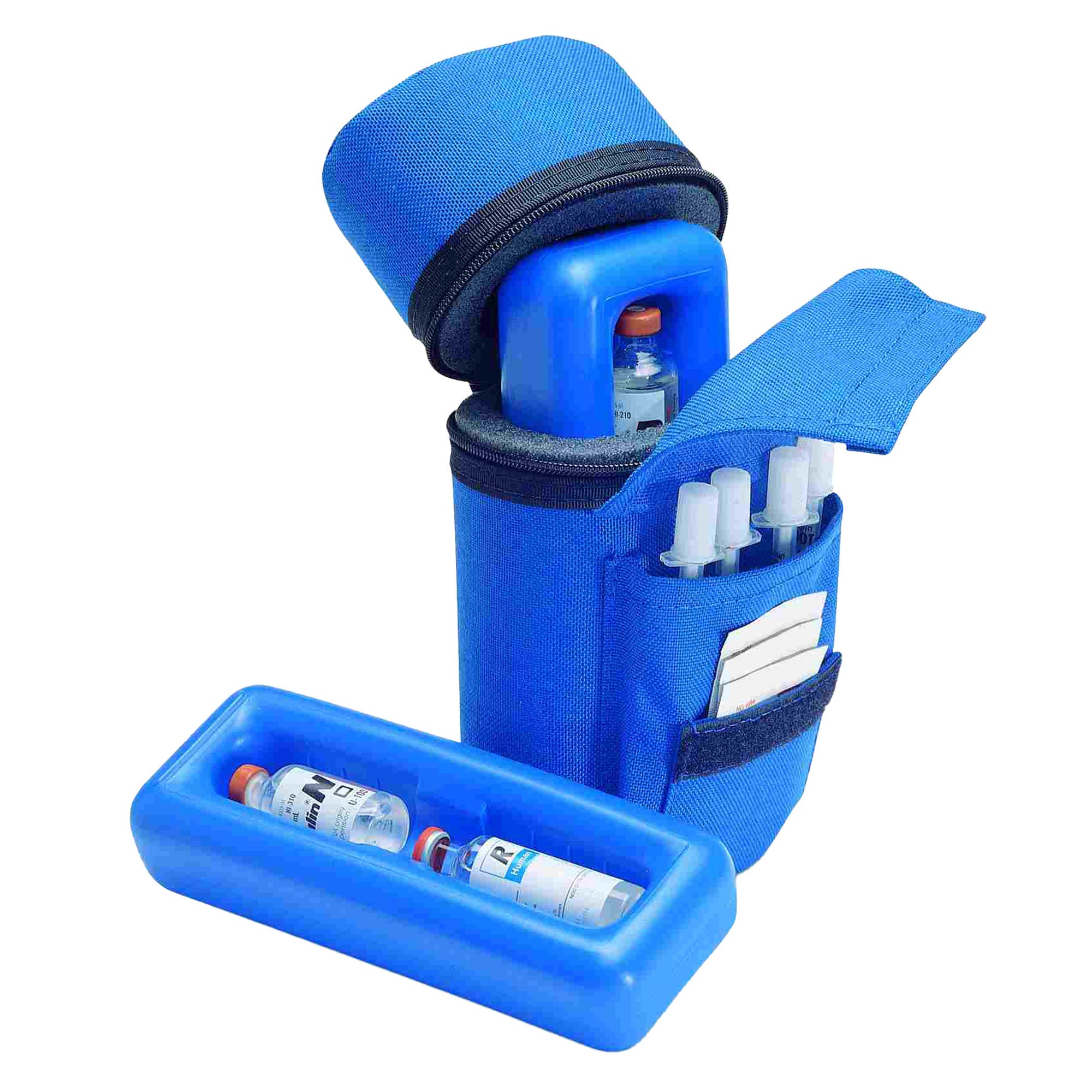 Medicool Inc - IPBLUE Insulin Protector Case Medicool Blue Nylon 3 X 4 X 8 Inch