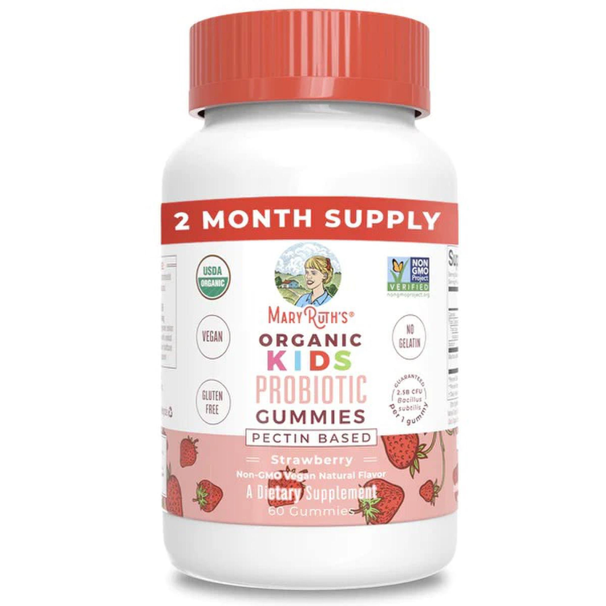 MRO MaryRuth LLC - GM-KD-PRO-OG-SG-060-RE-01 Mary Ruth's™ Organic Kids Probiotic Gummies