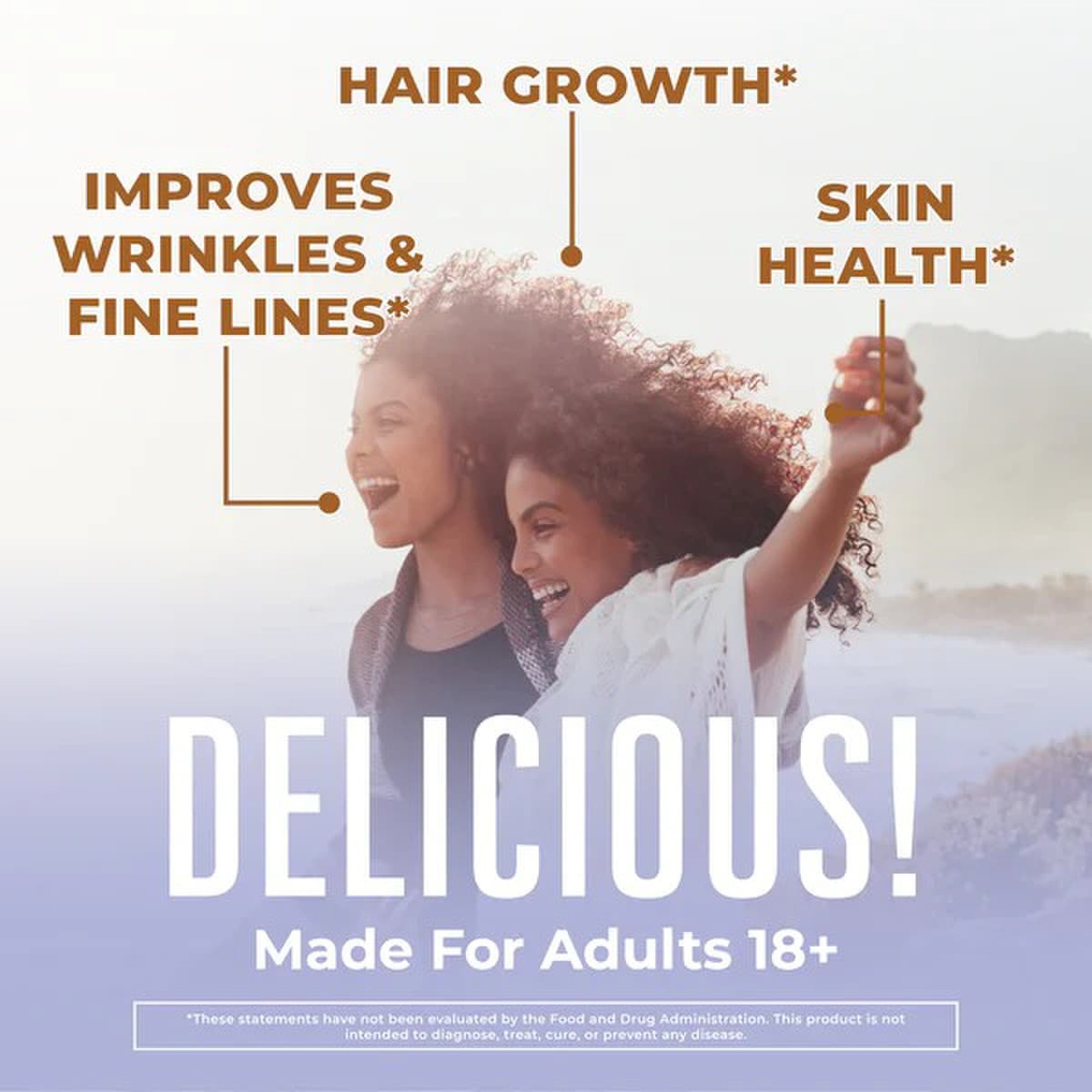 MRO MaryRuth LLC LP-AD-HGM-CV-SF-16Z-UN-01 - Mary Ruth's® Hair Growth Max Liposomal, Almond Cookie Flavor, 15.22-ounce Bottle - 1/Each, 6/Case