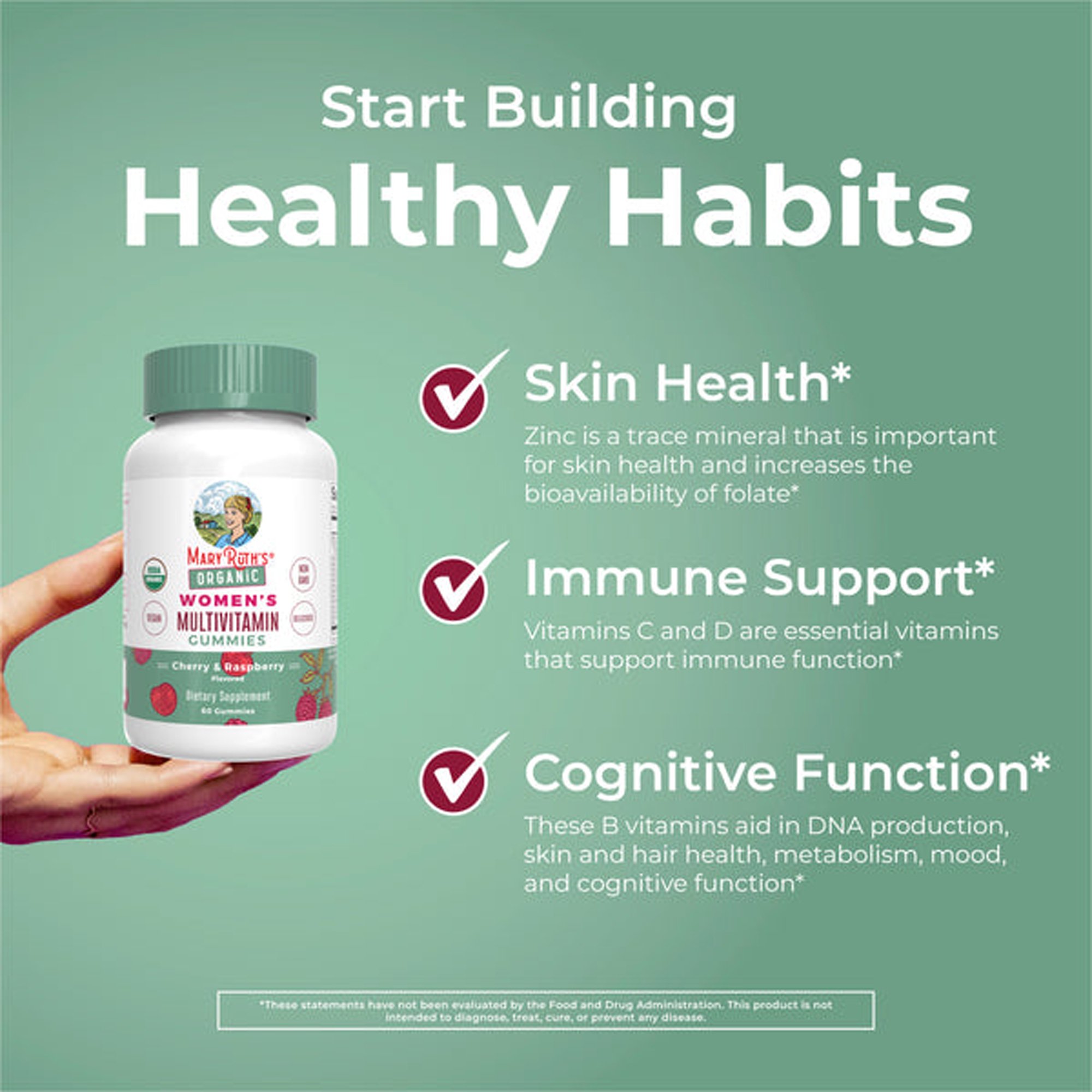 Mary Ruth's Organic Women's Multivitamin Supplement GM-WO-MLT-OG-SG-060-UN-01 by MRO MaryRuth