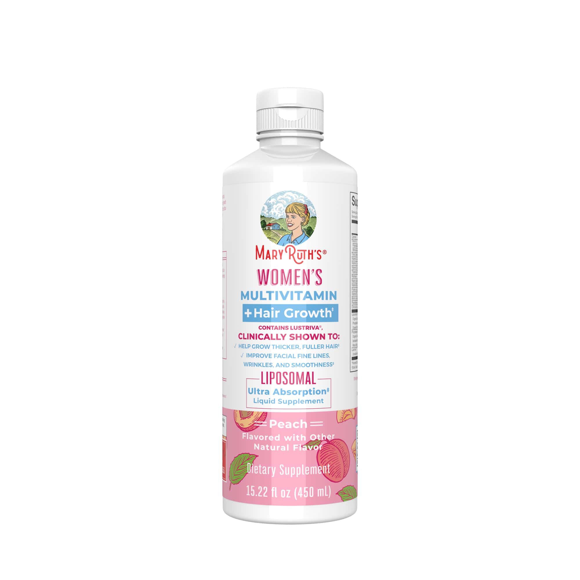 MRO MaryRuth LLC - LP-WO-MHG-CV-SF-16Z-UN-01 Mary Ruth's® Women's Multivitamin + Liposomal for Hair Growth