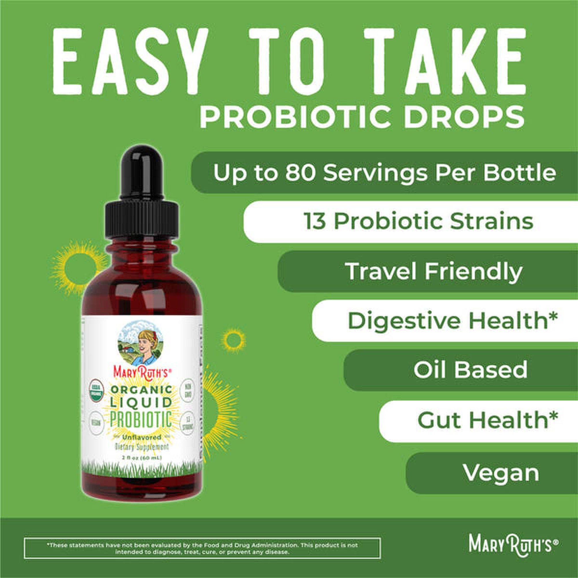 MRO MaryRuth LLC DR-AD-PRO-OG-SF-2OZ-UN-02 - Mary Ruth's® Oil-Based Organic Liquid Probiotic Drops - 1/Each, 6/Case