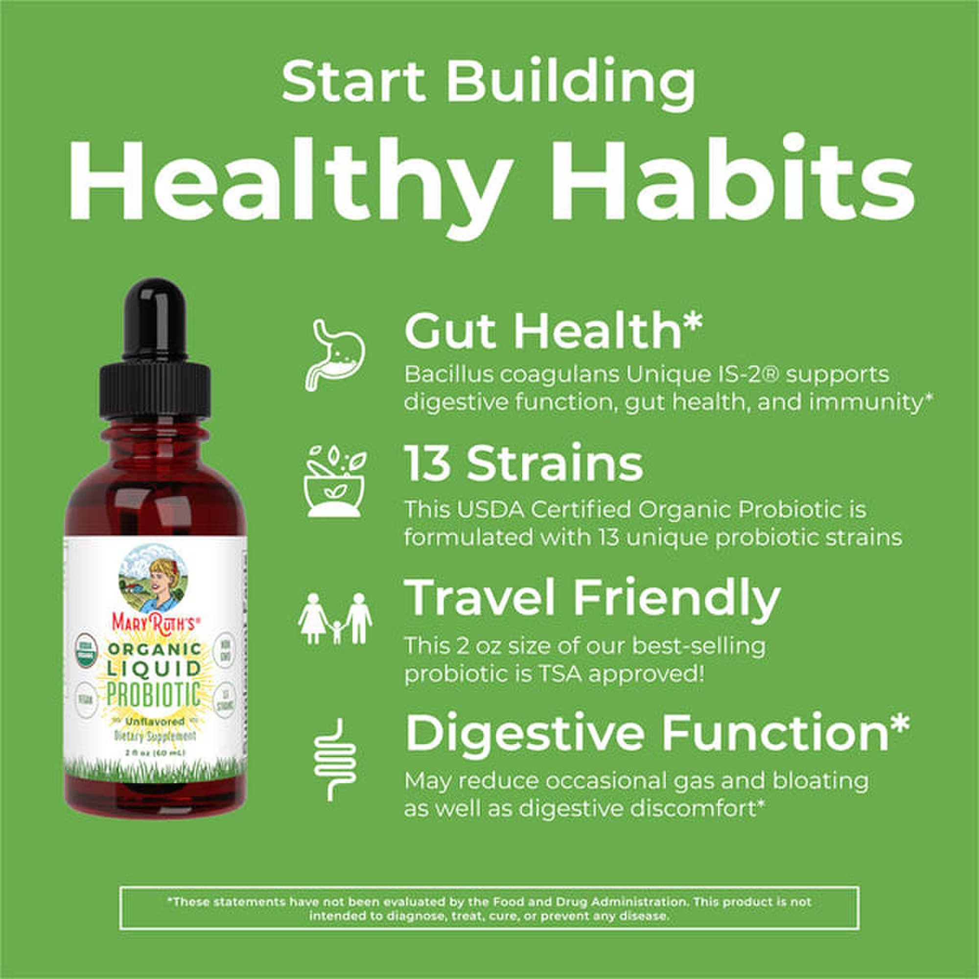 MRO MaryRuth LLC DR-AD-PRO-OG-SF-2OZ-UN-02 - Mary Ruth's® Oil-Based Organic Liquid Probiotic Drops - 1/Each, 6/Case