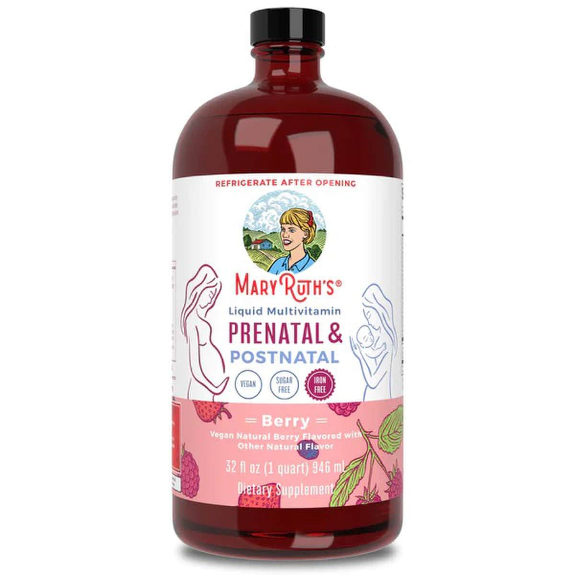 MRO MaryRuth LLC - BL-WO-PPM-CV-SF-32Z-UN-02 Mary Ruth's® Prenatal & Postnatal Liquid Multivitamin Liquid
