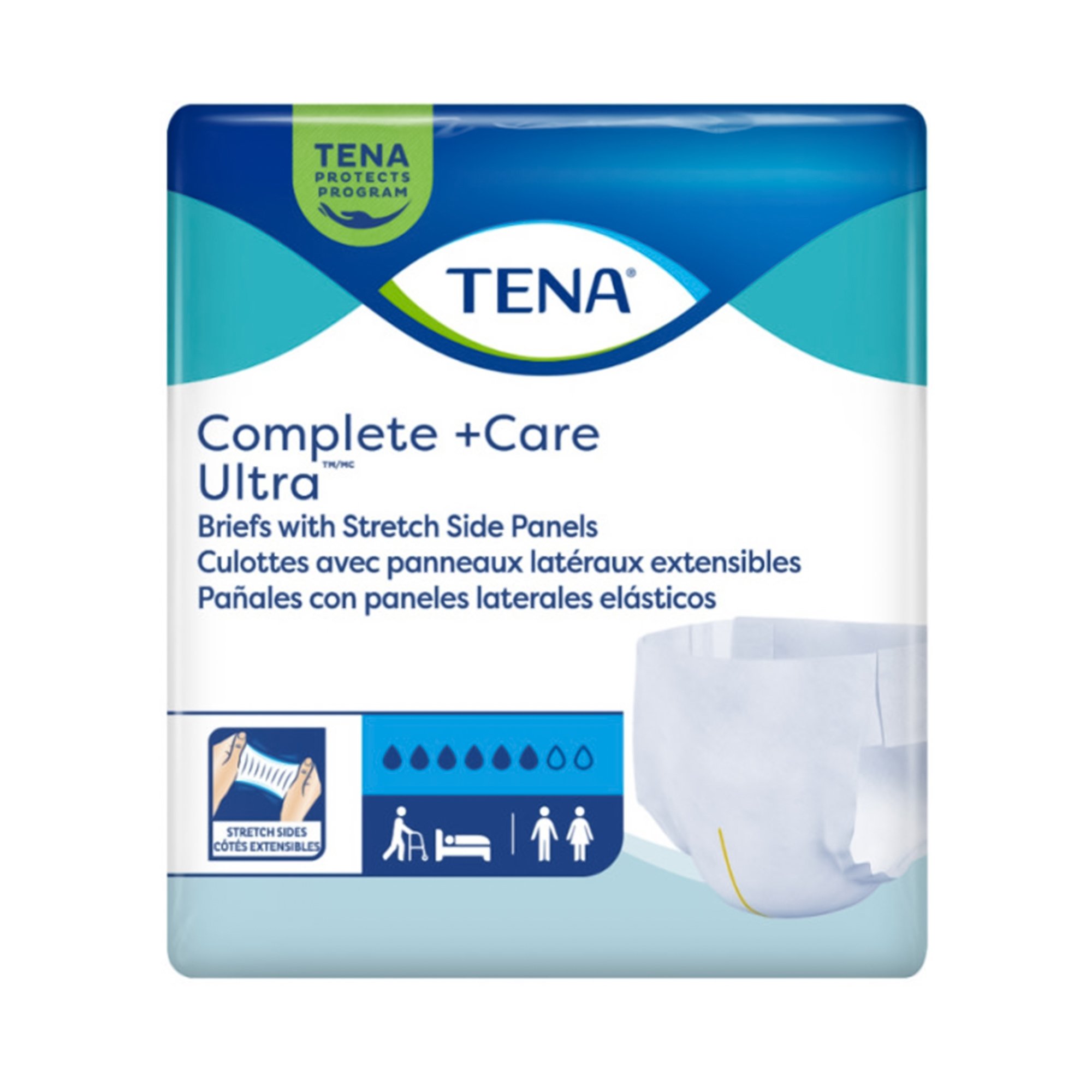 Essity HMS North America Inc 67905 - Tena Complete + Care Ultra™ Incontinence Brief, Moderate Absorbency, 3X/4X-Large - 8/Bag, 32/Case