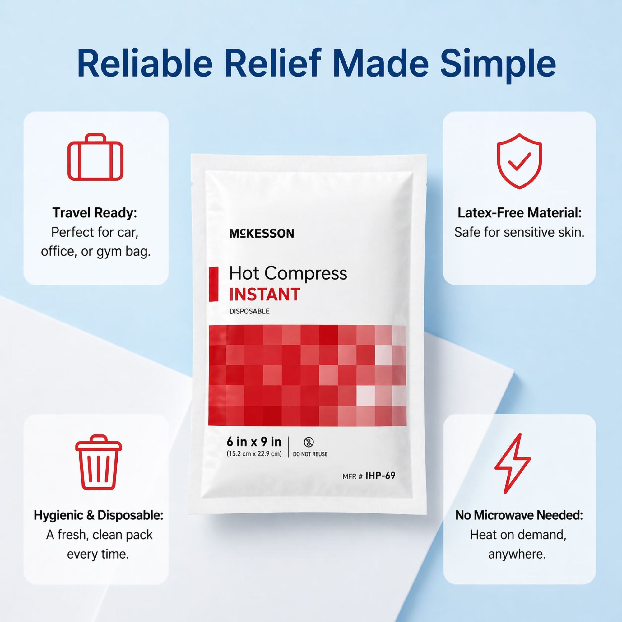 McKesson Instant Hot Pack IHP-69 by McKesson Brand