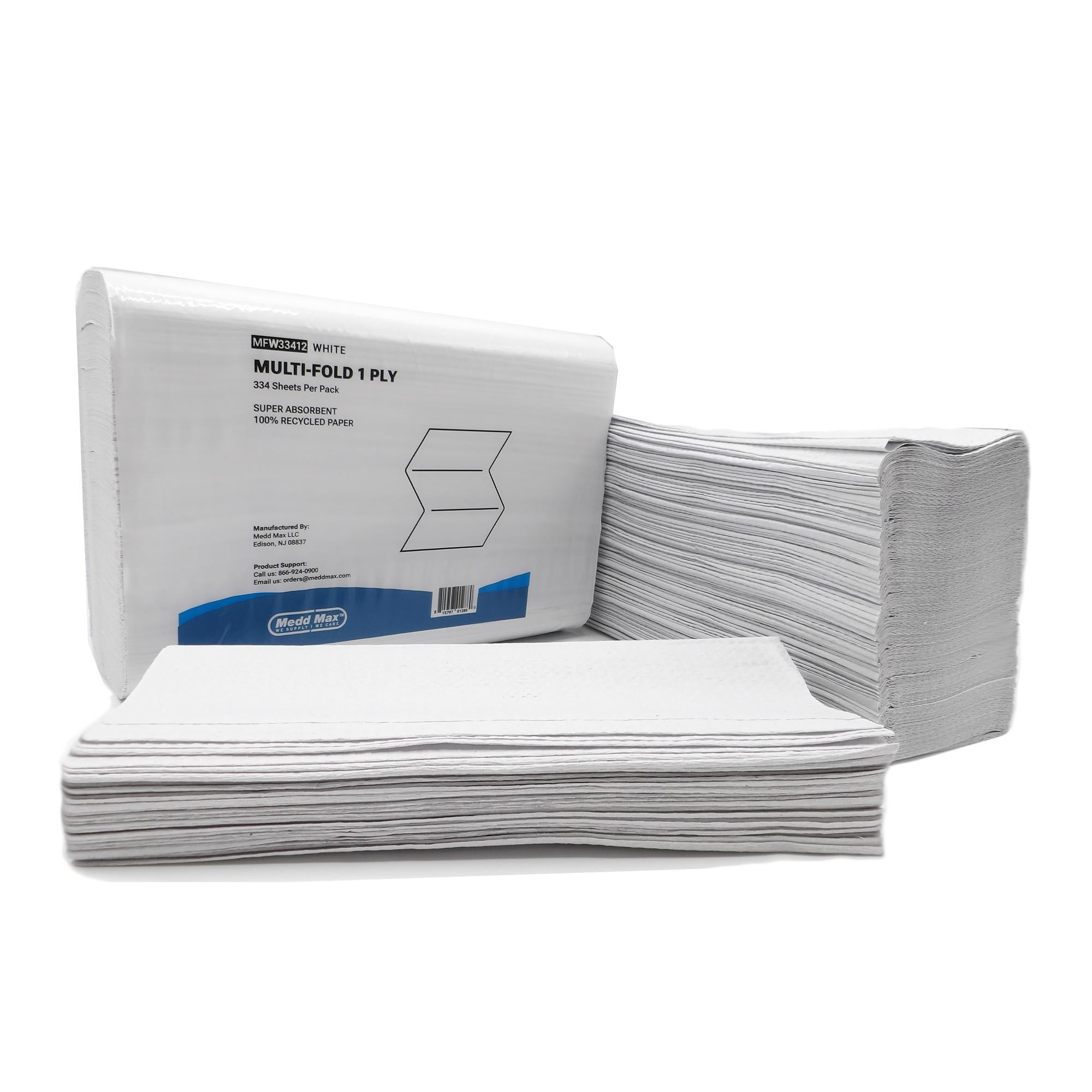 Medd Max LLC - MMM001 Paper Towel Medd Max Multi-Fold 8-1/2 X 9 Inch
