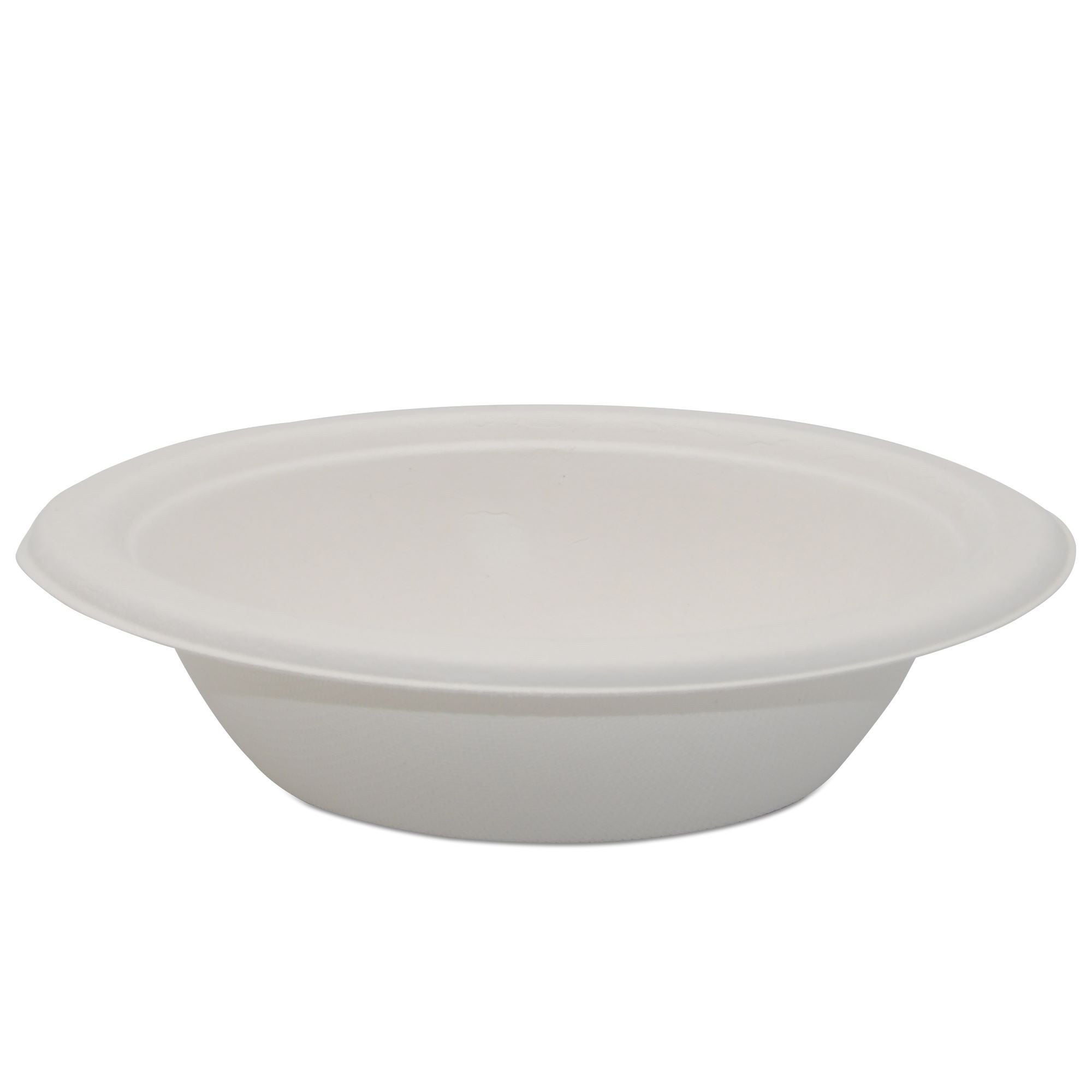 Medd Max LLC - L026B Bowl Medd Max 12 oz. Compostable Bagasse White Single Use