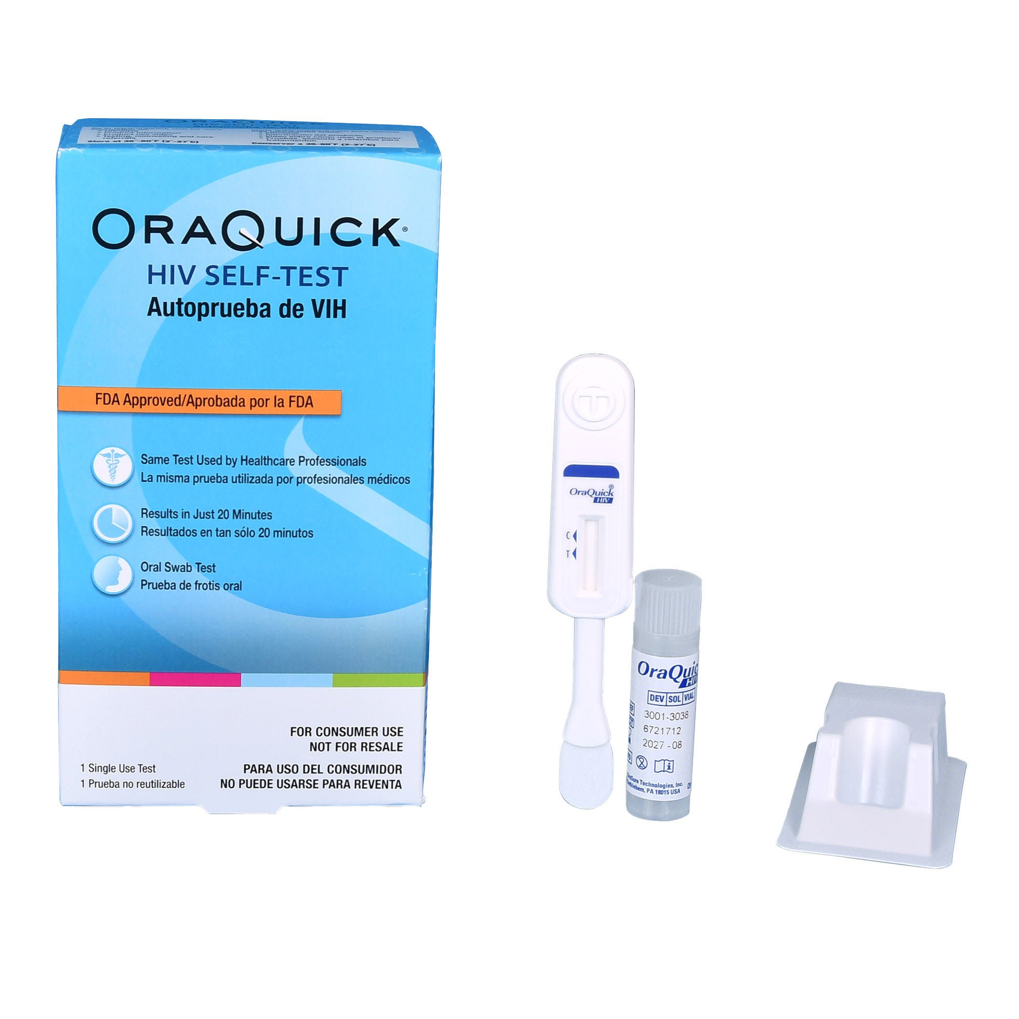 Orasure Technologies - 1001-0696 OraQuick® HIV-1 & HIV-2 Self-Test