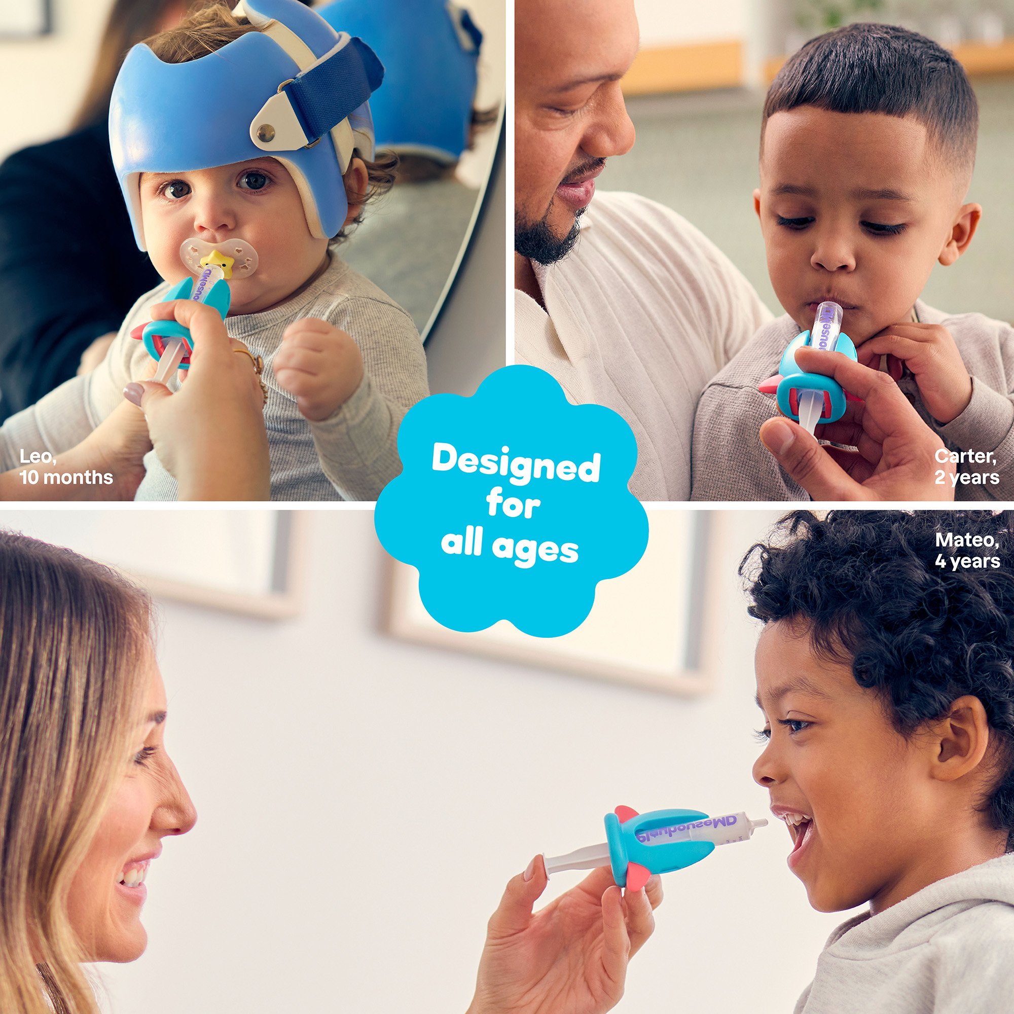 Playhouse MD 1011 - Medicine Buddy™ Rocket Medication Dispenser for Infants, Babies & Toddlers - 1/Each, 12/Case
