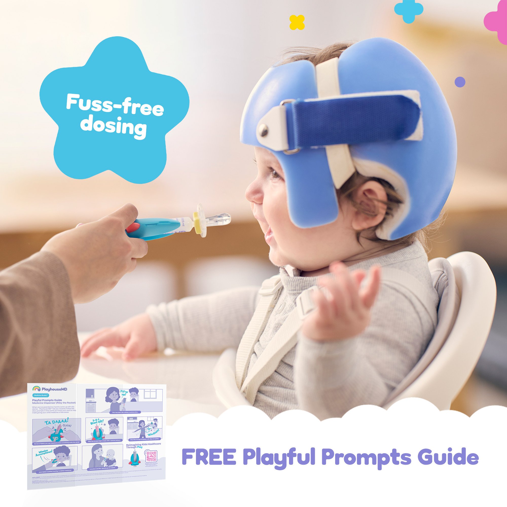 Playhouse MD 1011 - Medicine Buddy™ Rocket Medication Dispenser for Infants, Babies & Toddlers - 1/Each, 12/Case