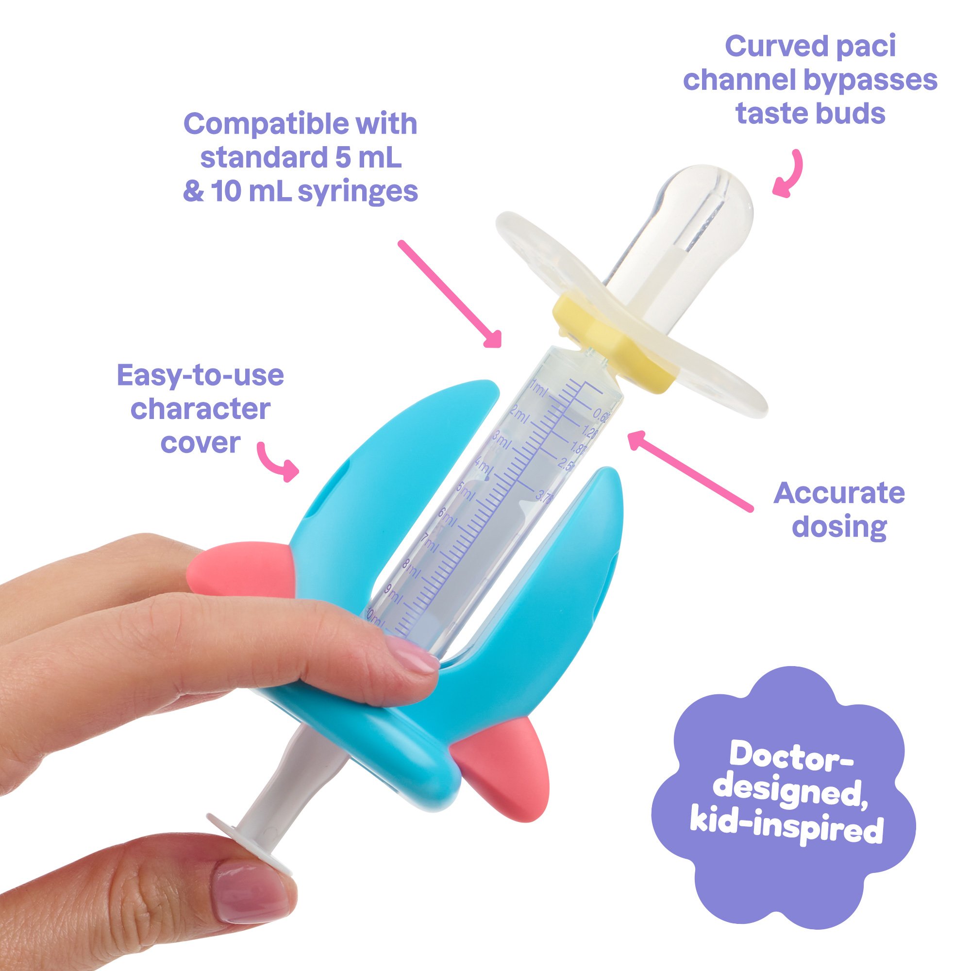 Playhouse MD 1011 - Medicine Buddy™ Rocket Medication Dispenser for Infants, Babies & Toddlers - 1/Each, 12/Case