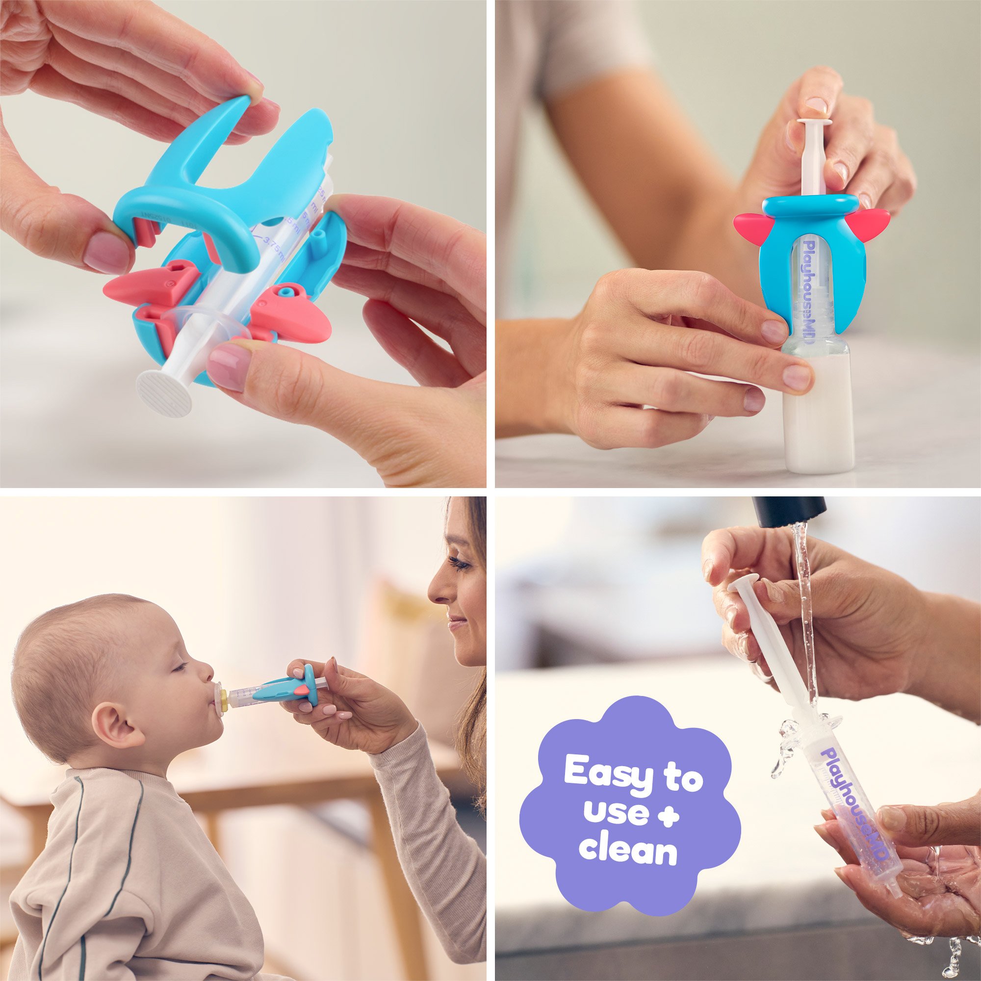 Playhouse MD 1011 - Medicine Buddy™ Rocket Medication Dispenser for Infants, Babies & Toddlers - 1/Each, 12/Case