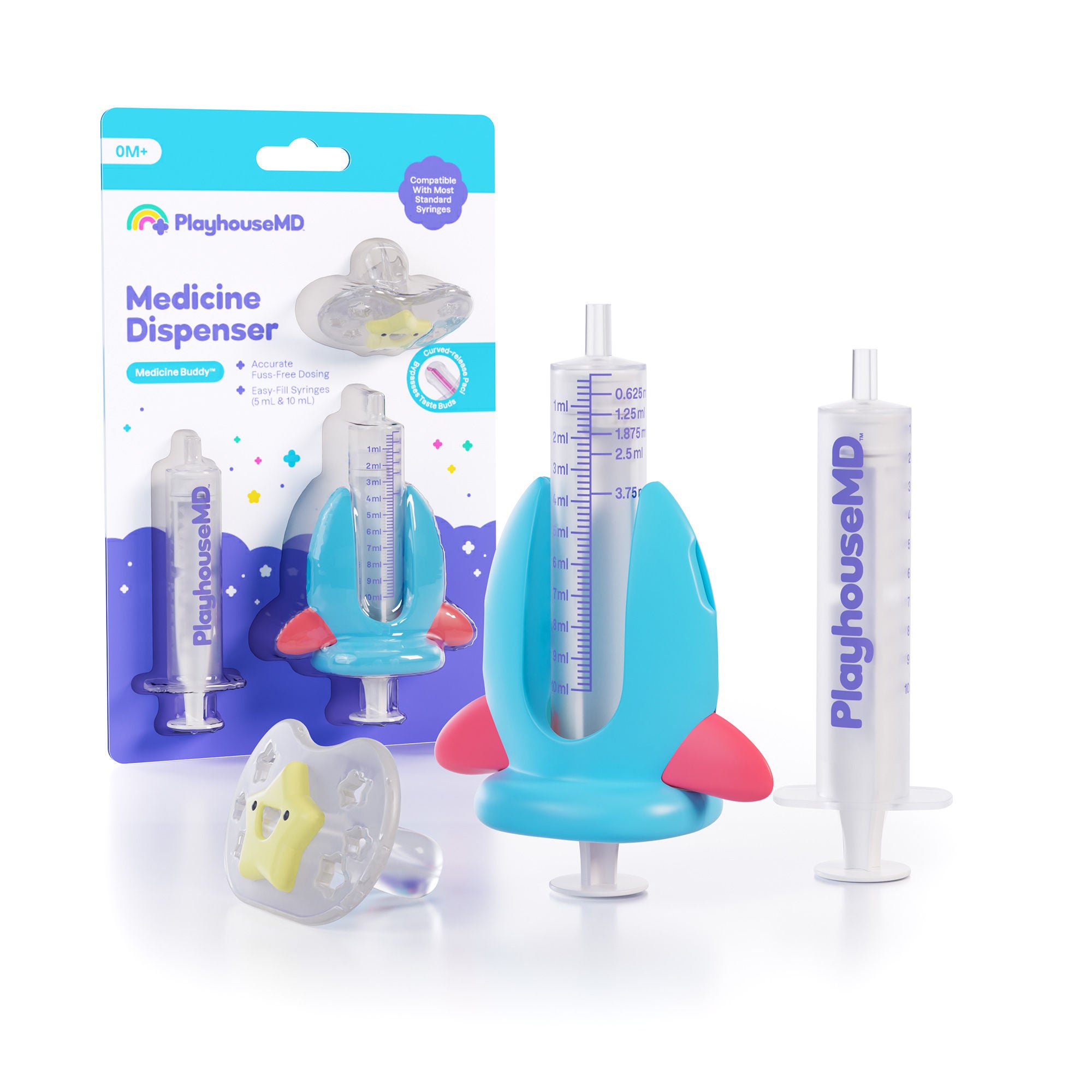 Playhouse MD - 1011 Medicine Buddy™ Rocket Medication Dispenser for Infants