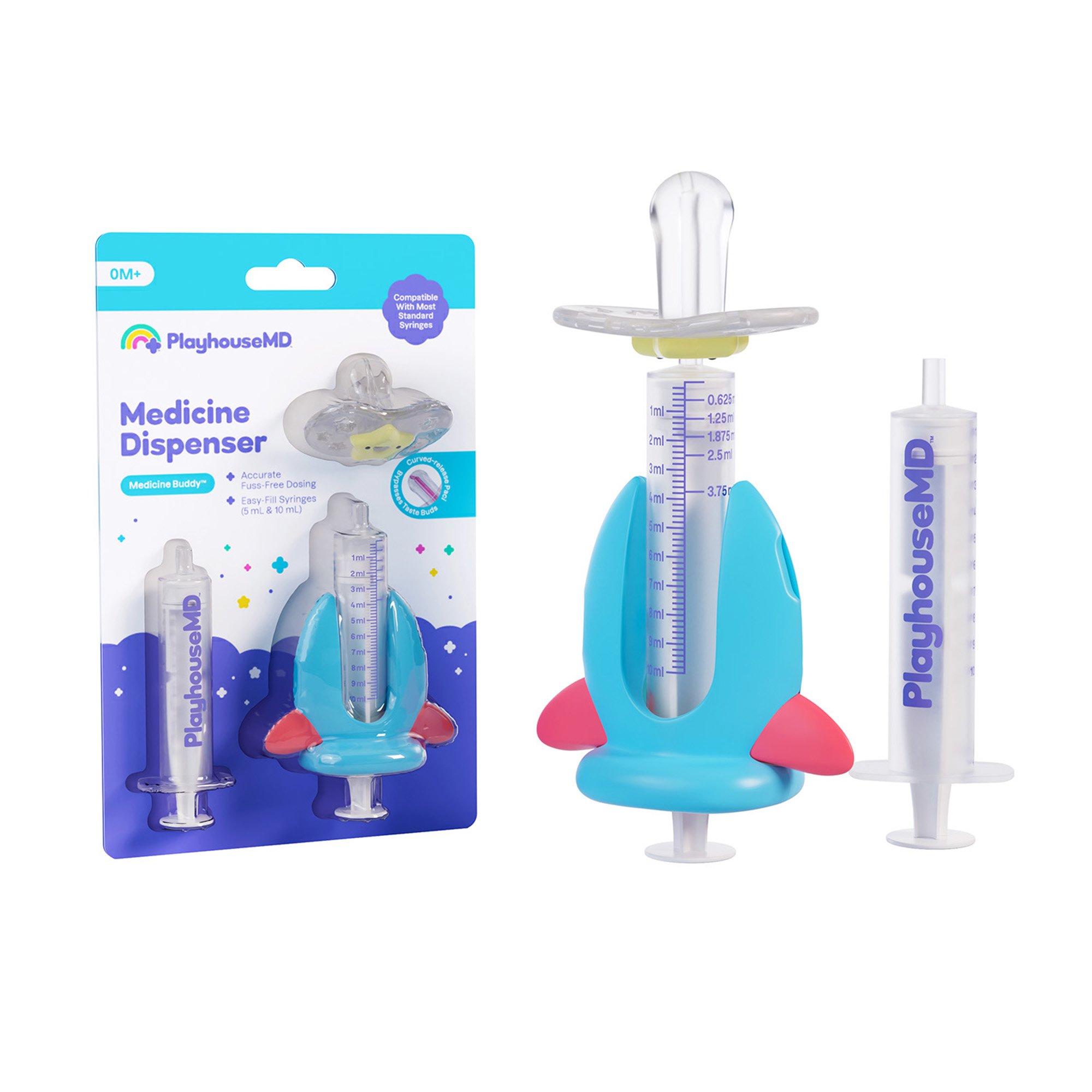 Playhouse MD 1011 - Medicine Buddy™ Rocket Medication Dispenser for Infants, Babies & Toddlers - 1/Each, 12/Case