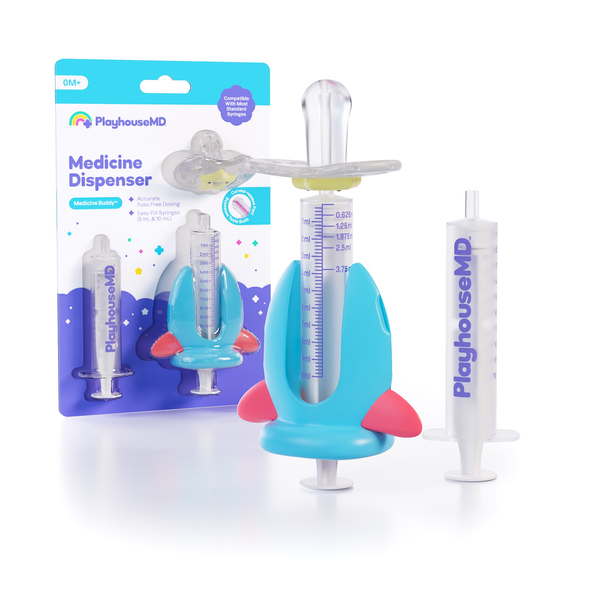 Playhouse MD 1011 - Medicine Buddy™ Rocket Medication Dispenser for Infants, Babies & Toddlers - 1/Each, 12/Case