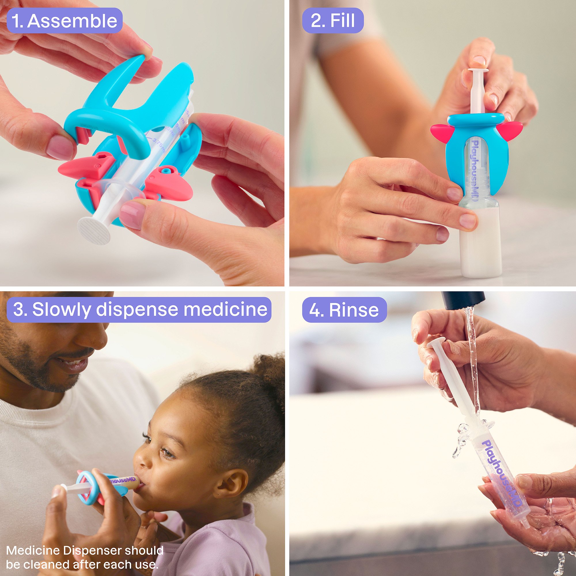 Playhouse MD 1011 - Medicine Buddy™ Rocket Medication Dispenser for Infants, Babies & Toddlers - 1/Each, 12/Case