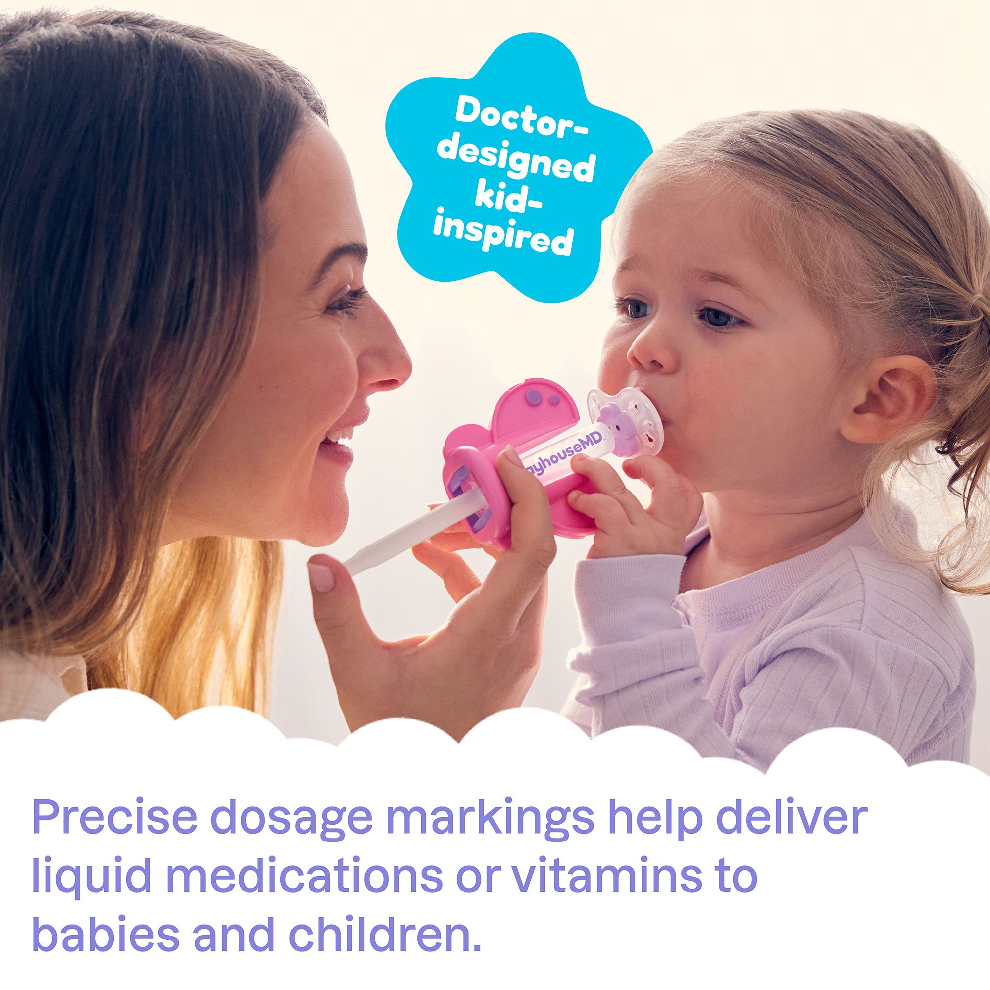 Playhouse MD 1012 - Medicine Buddy™ Butterfly Medication Dispenser for Infants, Babies & Toddlers - 1/Each, 12/Case