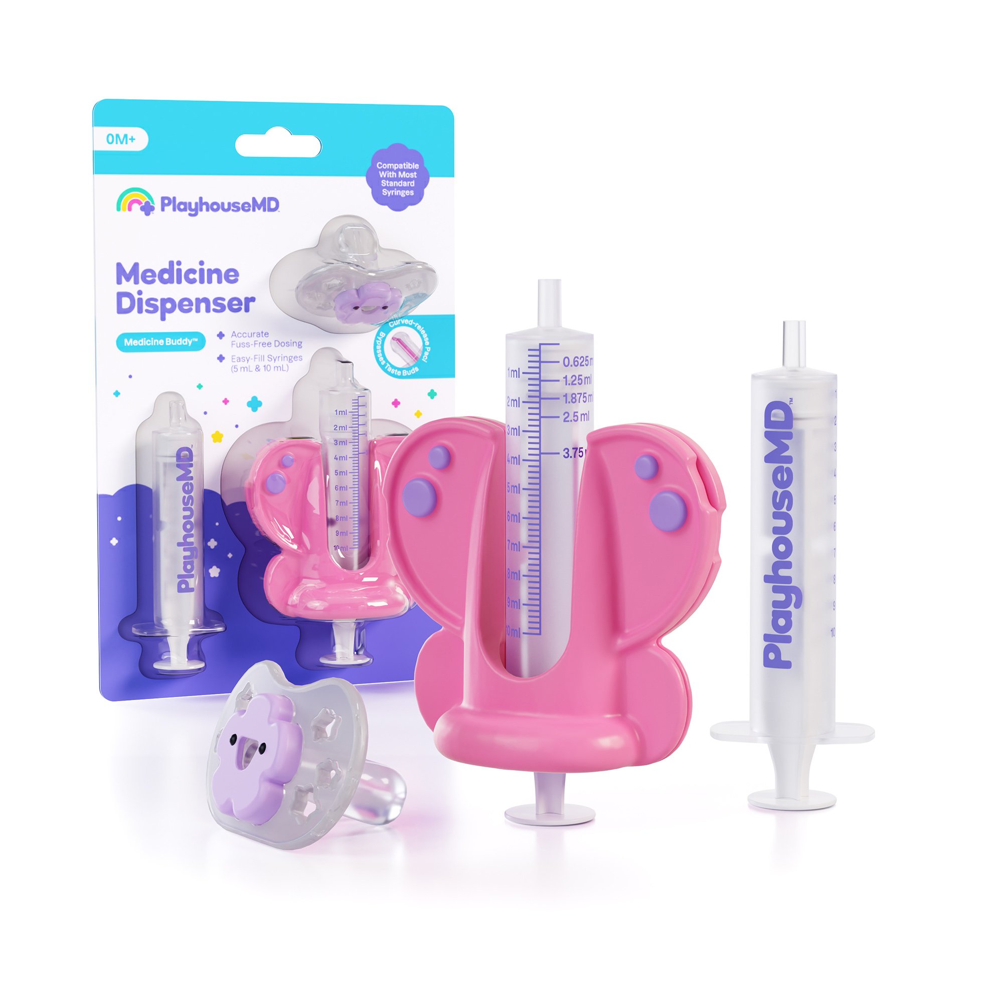 Playhouse MD 1012 - Medicine Buddy™ Butterfly Medication Dispenser for Infants, Babies & Toddlers - 1/Each, 12/Case