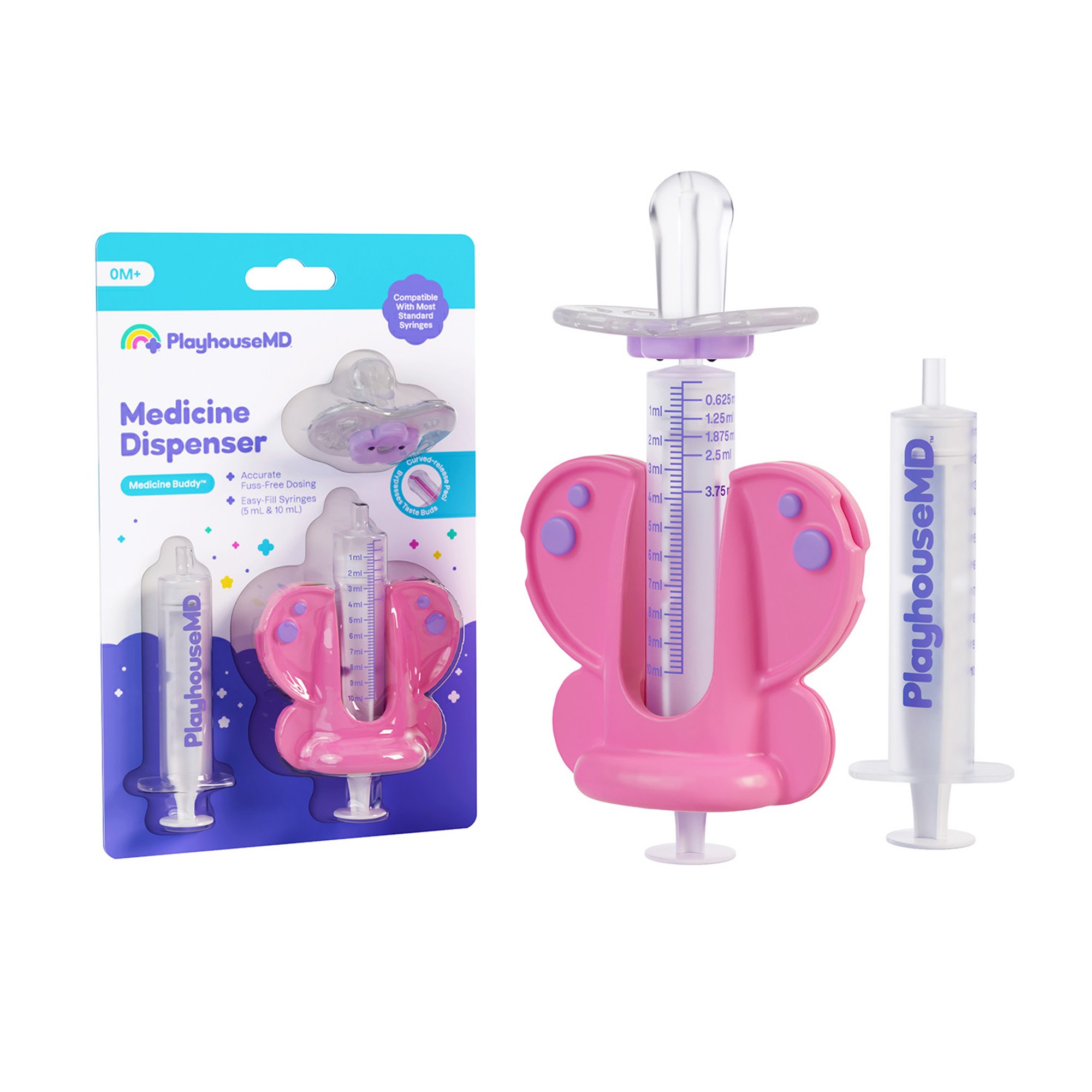 Playhouse MD 1012 - Medicine Buddy™ Butterfly Medication Dispenser for Infants, Babies & Toddlers - 1/Each, 12/Case