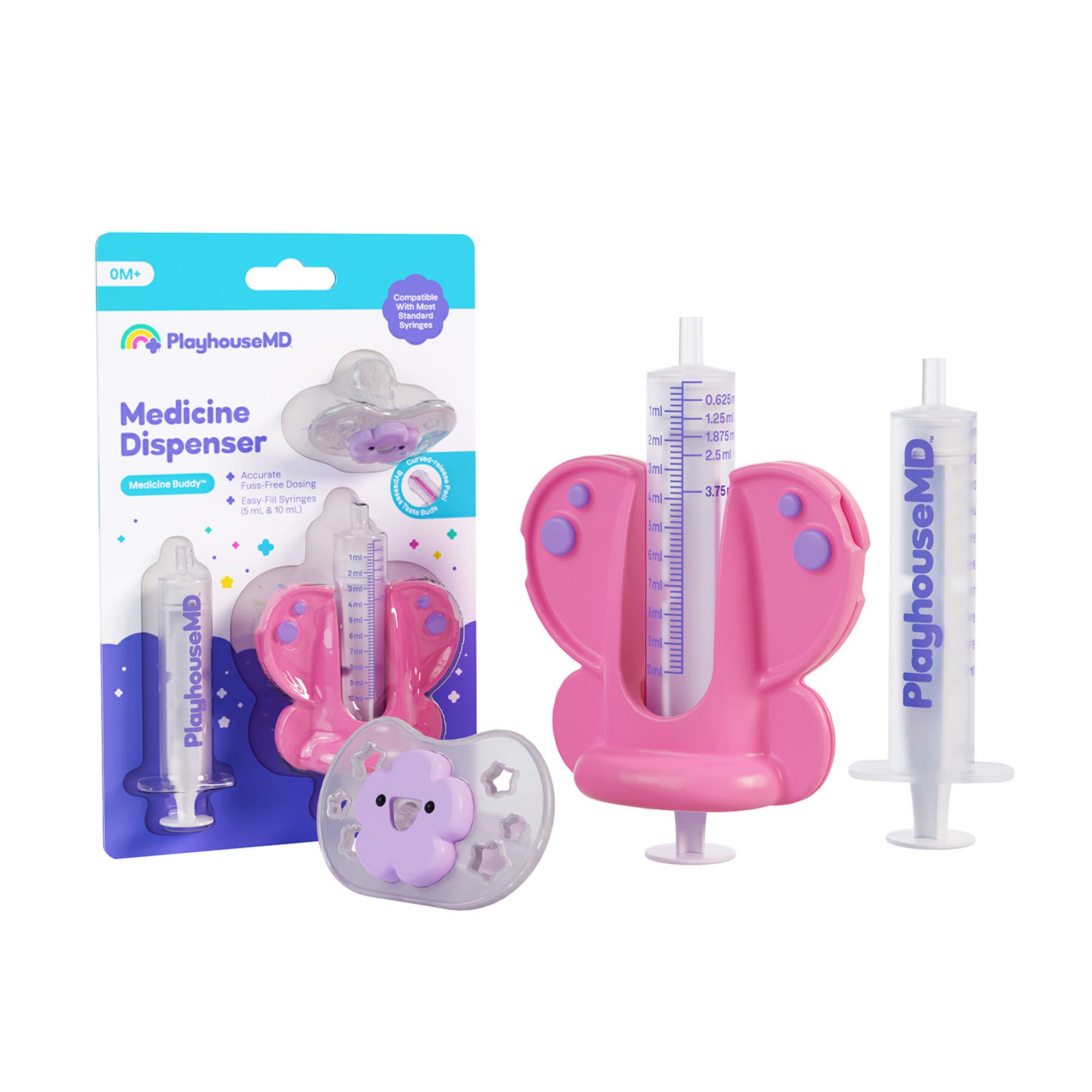 Playhouse MD - 1012 Medicine Buddy™ Butterfly Medication Dispenser for Infants