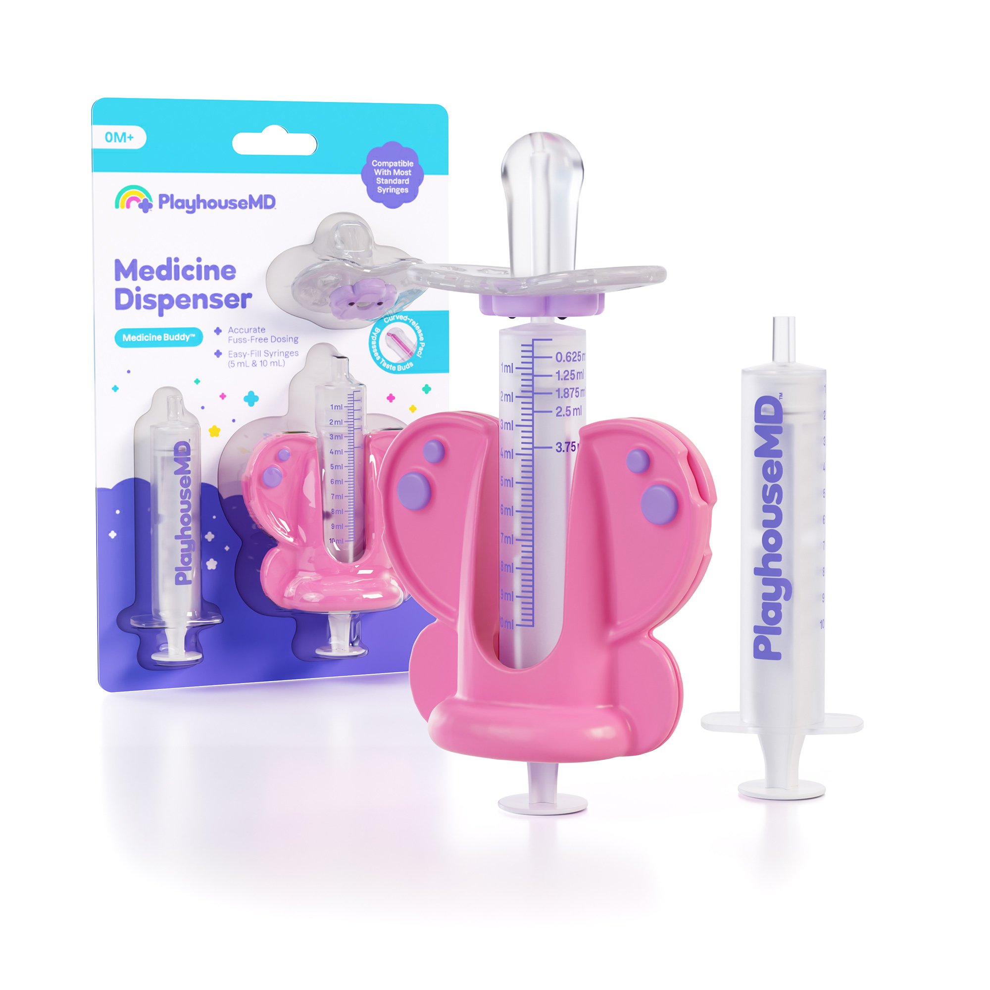 Playhouse MD 1012 - Medicine Buddy™ Butterfly Medication Dispenser for Infants, Babies & Toddlers - 1/Each, 12/Case