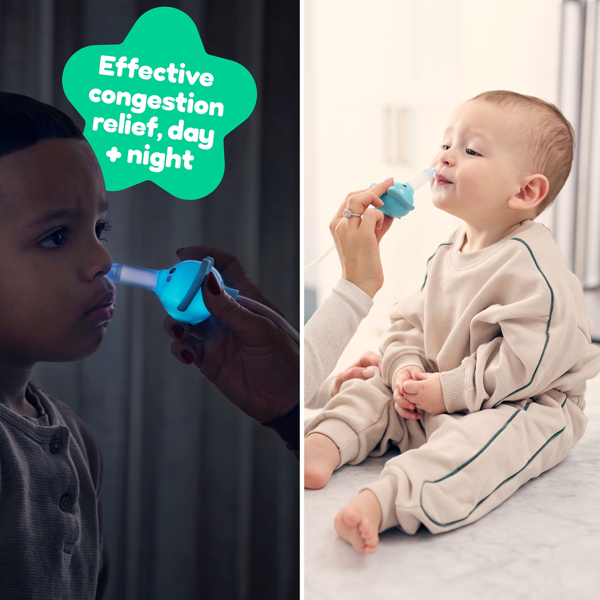 Playhouse MD 1021 - Playhouse MD Nasal Aspirator for Babies and Toddlers, Blue, Elephant Character - 1/Each, 12/Case