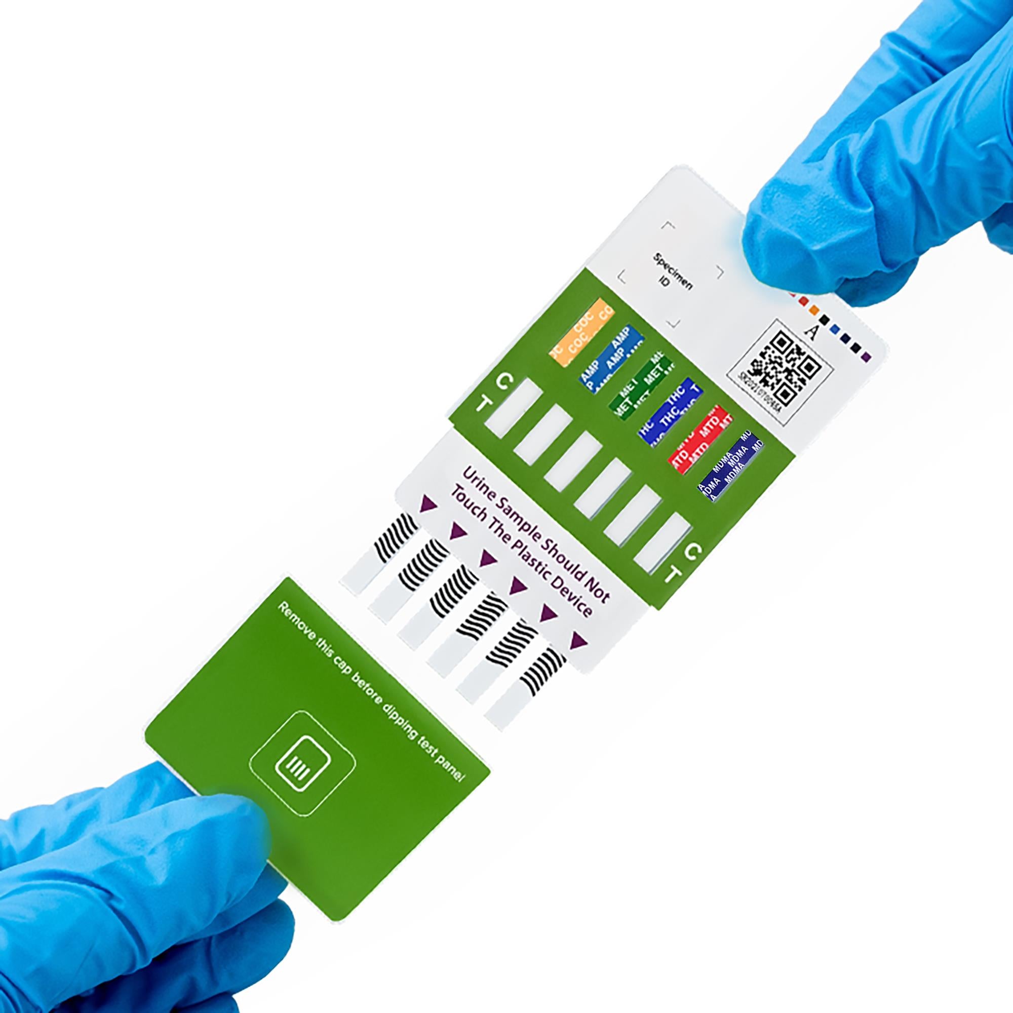 BTNX - D12.1-1P29-25 Drugs of Abuse Test Kit Rapid Response® AMP1000, BAR300, BUP10, BZO300, COC300, mAMP/MET1000, MDMA500, MOP300, MTD300, OXY100, PPX300, THC50 25 Tests CLIA Waived