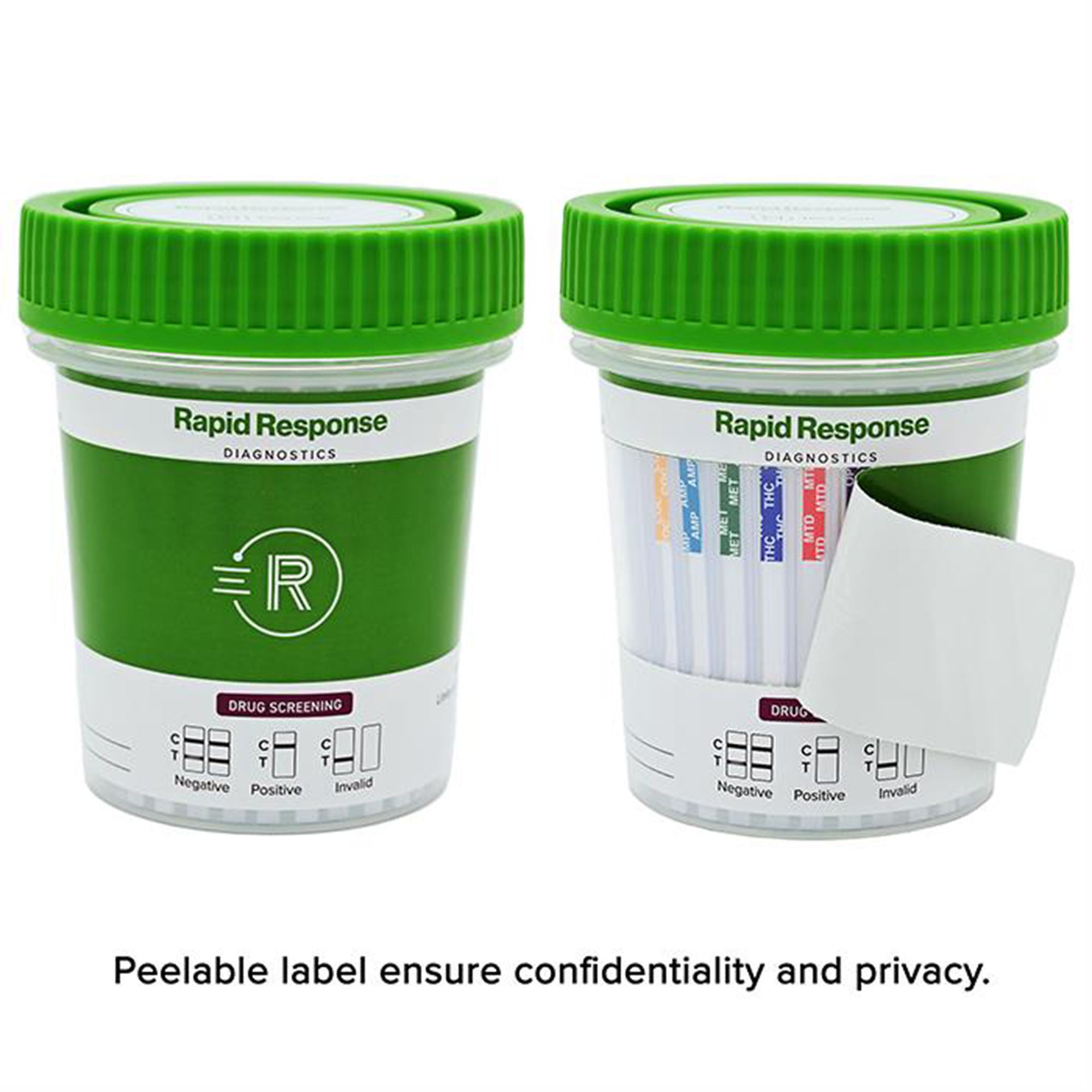 BTNX - D12.26-1VA Drugs of Abuse Test Kit Rapid Response® AMP1000, BUP10, BZO300, COC300, EDDP100, EtG500, FEN10, MDMA500, MET1000, MOP300, OXY100, THX50, (CRE, pH, SG) 25 Tests For Forensic Use Only
