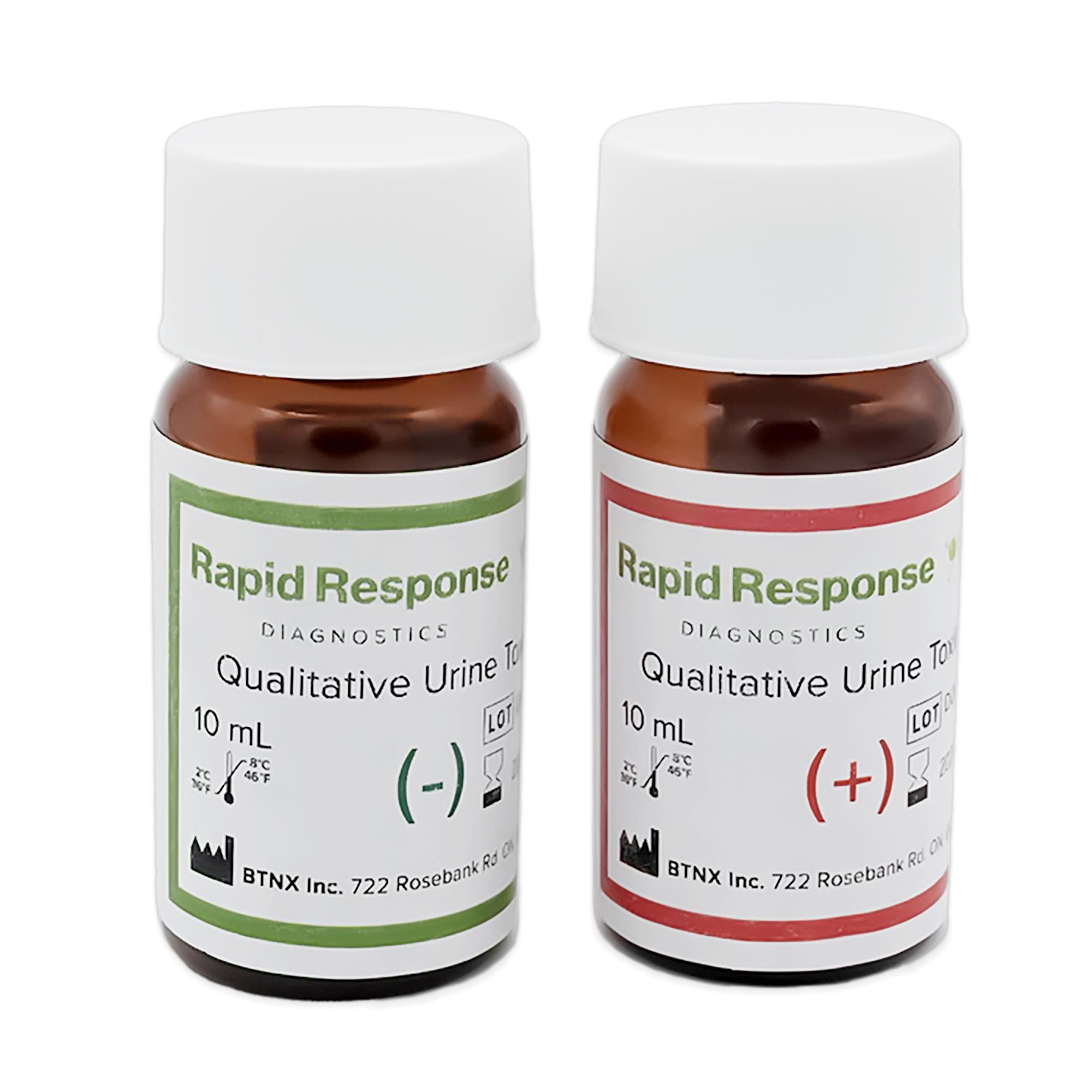 BTNX - RR-1VPN-3.4 Control Set Rapid Response® Qualitative Urine Toxicology (3.4) Positive Level / Negative Level 2 X 10 mL