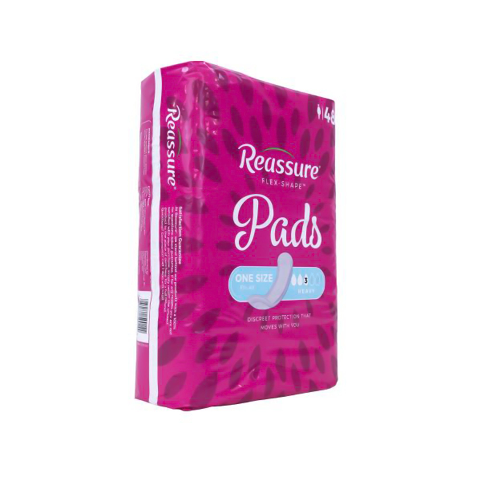 Attends Healthcare Products RES-0014 - Reassure® Flex-Shape Pad™ for Heavy Incontinence, One Size Fits Most - 48/Bag, 192/Case