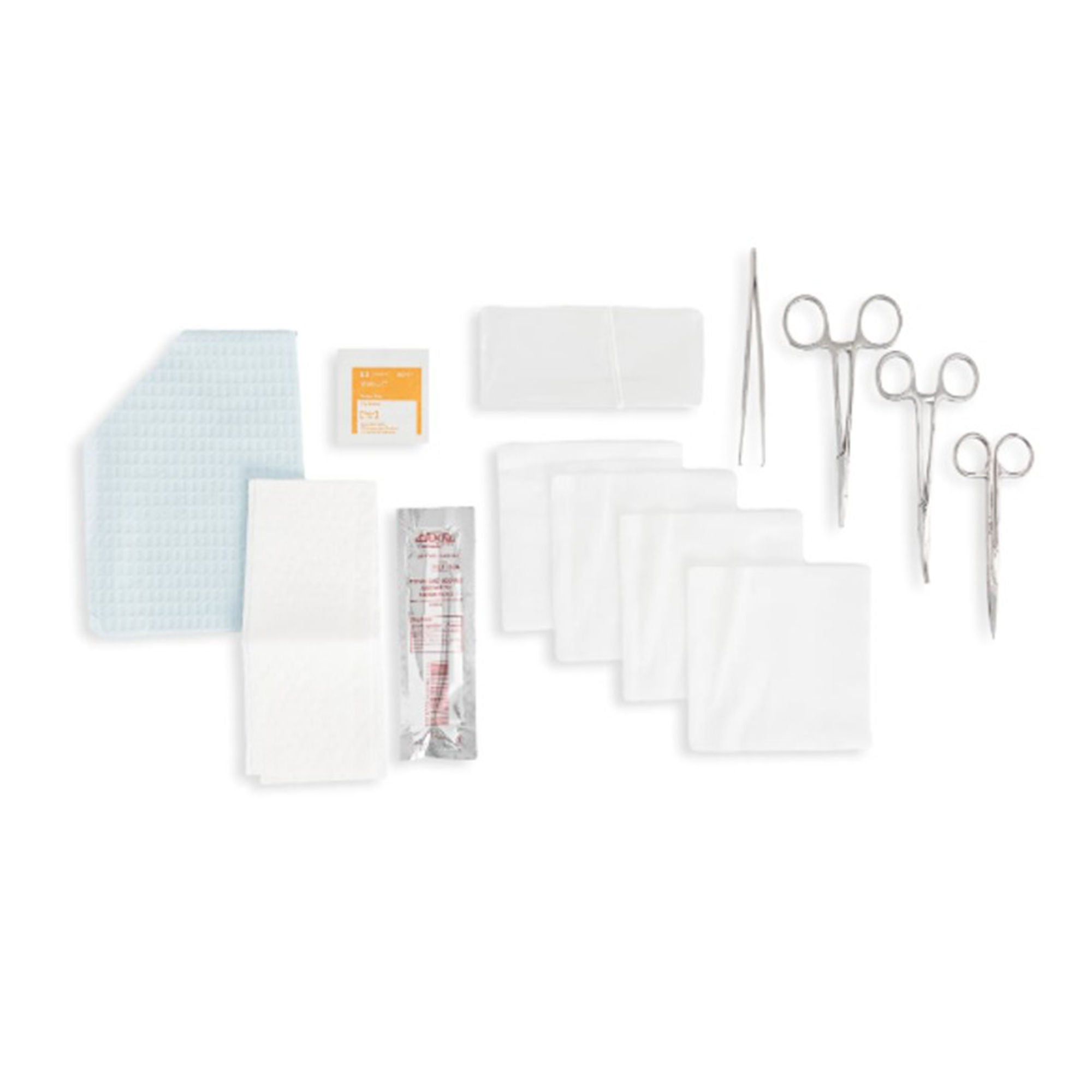 Cardinal - 25004-040A Wound Closure Tray Cardinal 1 Needle Holder 5 Inch