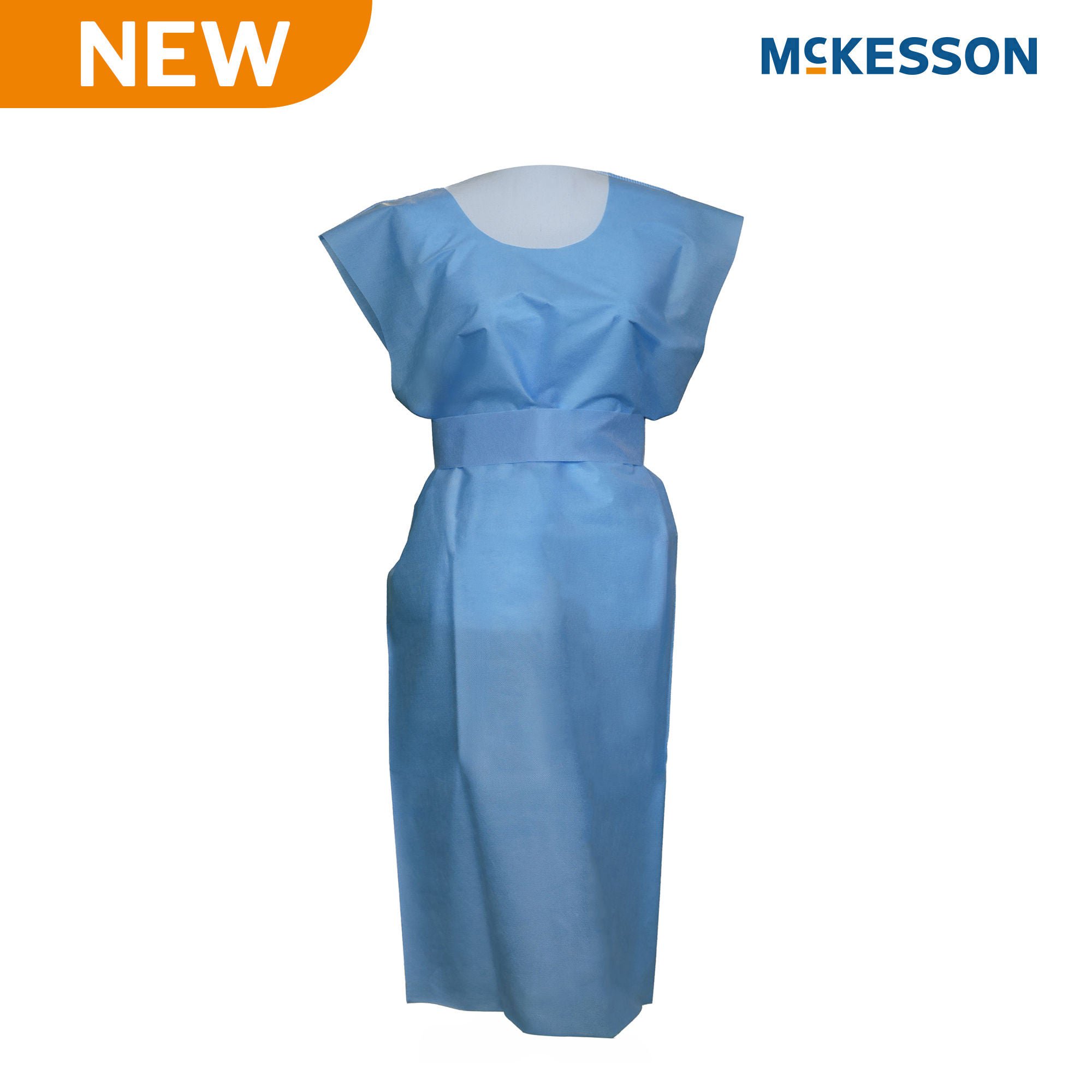 McKesson Brand - 16-EGWTB6-XL McKesson SMS Fluid Resistant Exam Gown