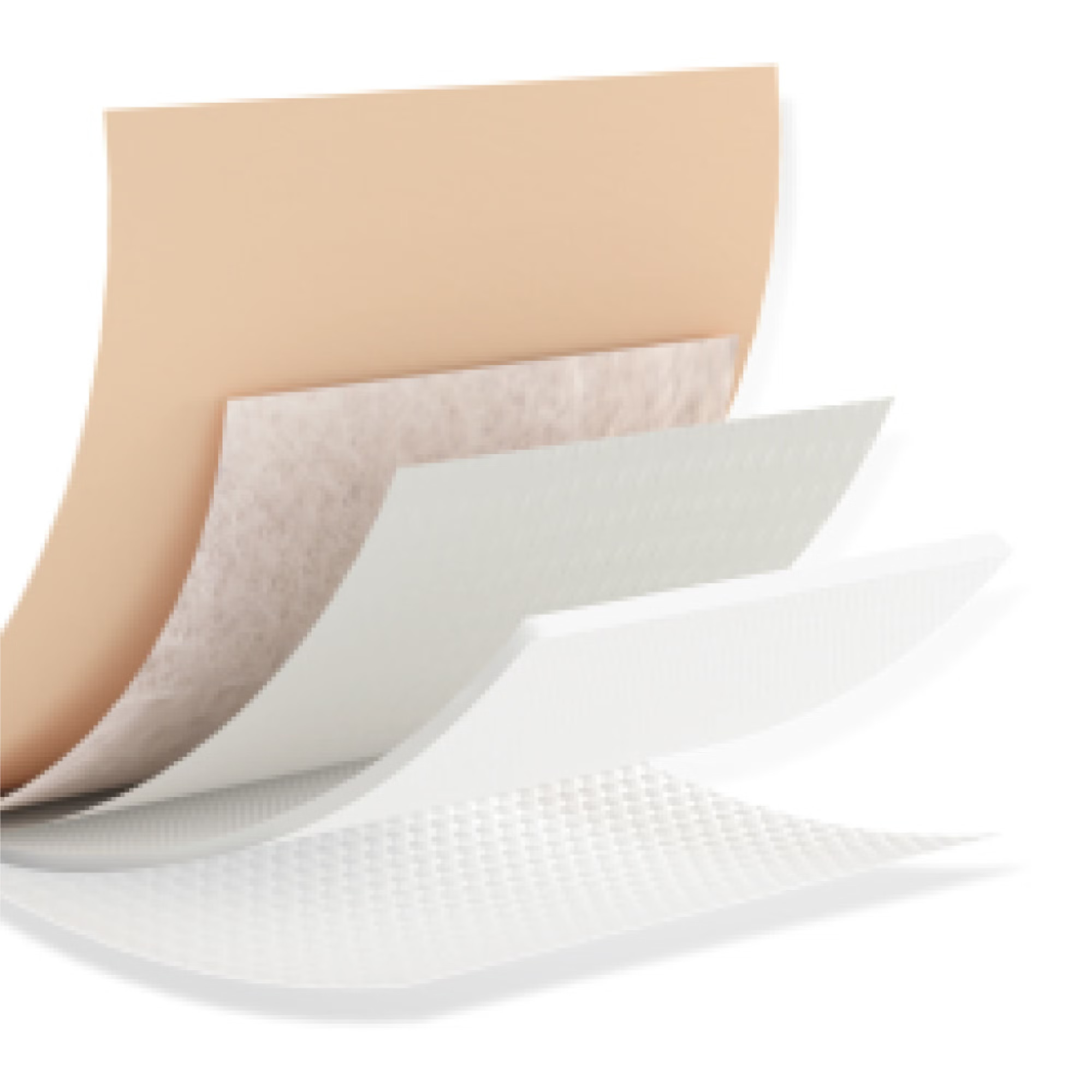 McKesson Brand - 16-4944B Silver Foam Dressing McKesson Square Sterile