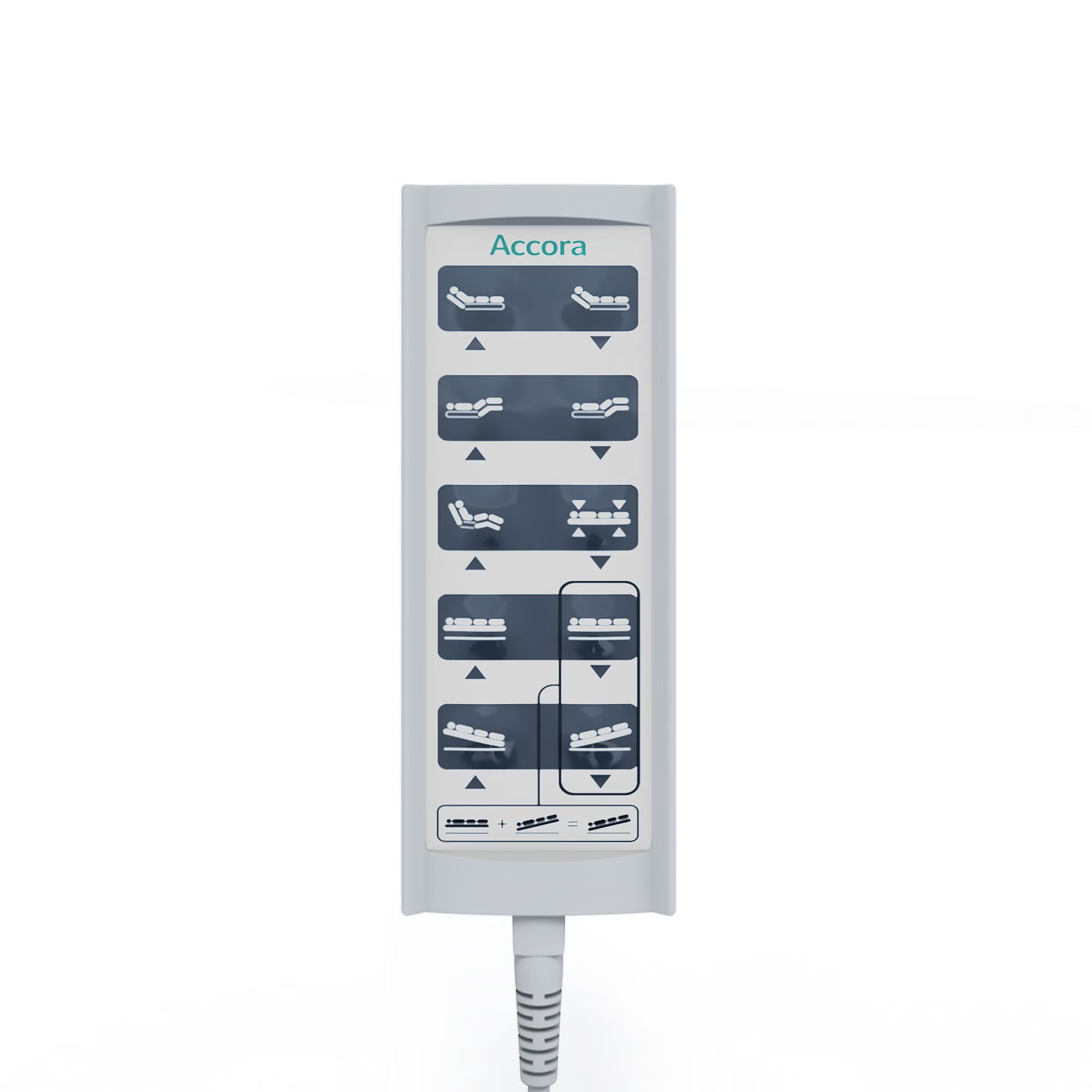 Accora Inc - NSB-W-FL8-000US Electric Bed Accora Contesa® High-Low 82 Inch Length Expandable Deck 3 Functions 3-3/10 to 29 Inch Height Range