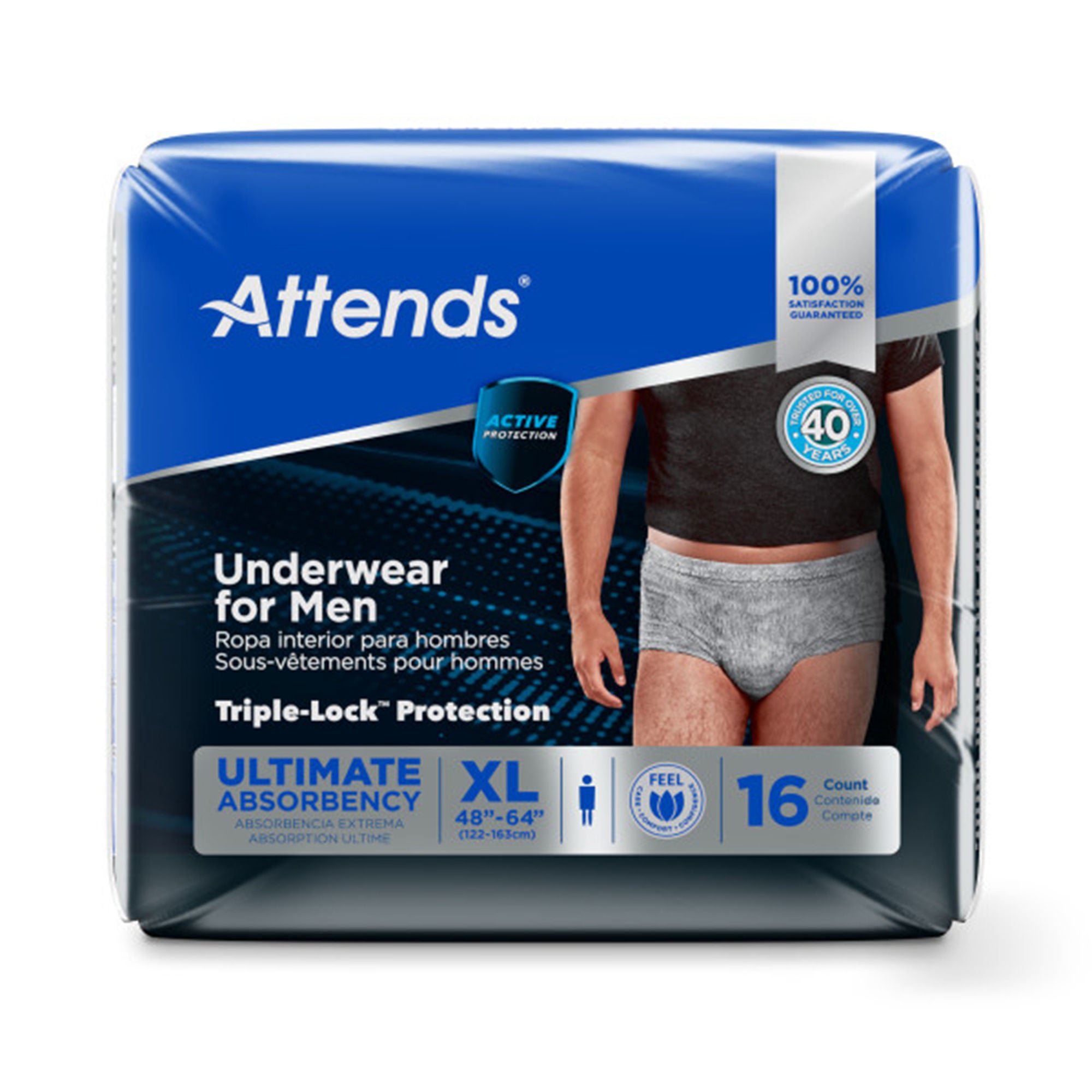 Attends Healthcare Products - ADUM45 Attends® for Men Absorbent Underwear