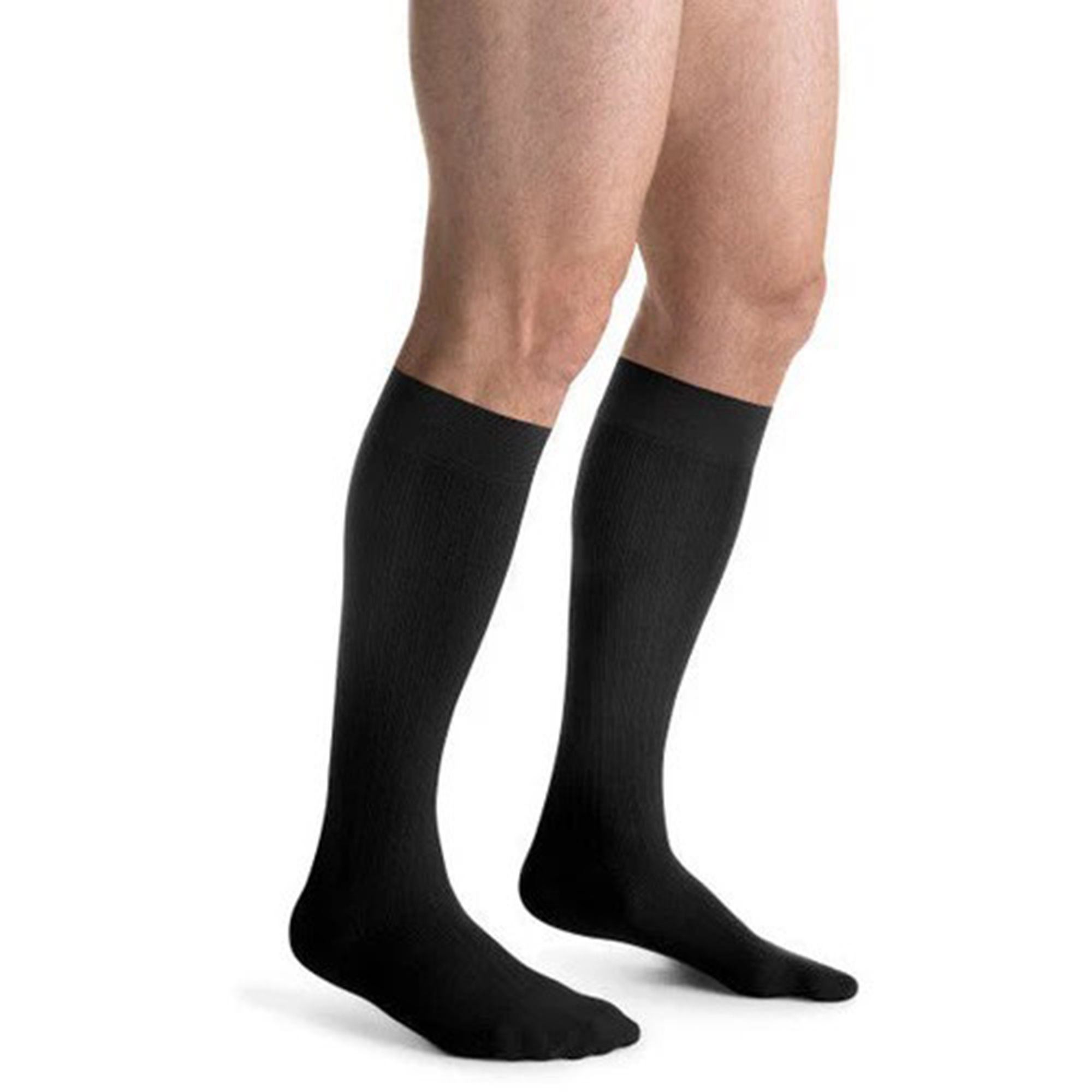 BSN Medical - 6052042 Compression Stocking JOBST® for Men Knee High Large Black Closed Toe