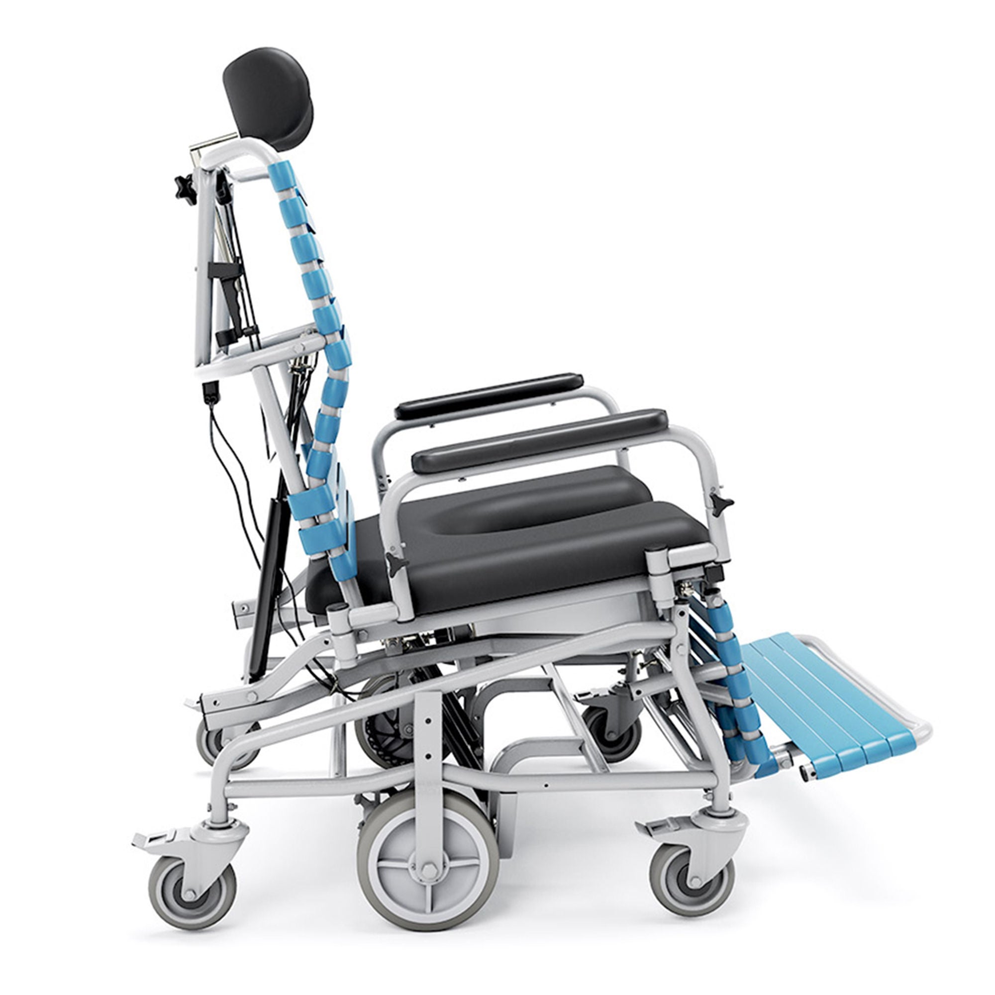 Broda Enterprises Inc - B385-27 Commode / Shower Chair Revive Bariatric Steel Frame 27 Inch Seat Width 800 lbs. Weight Capacity