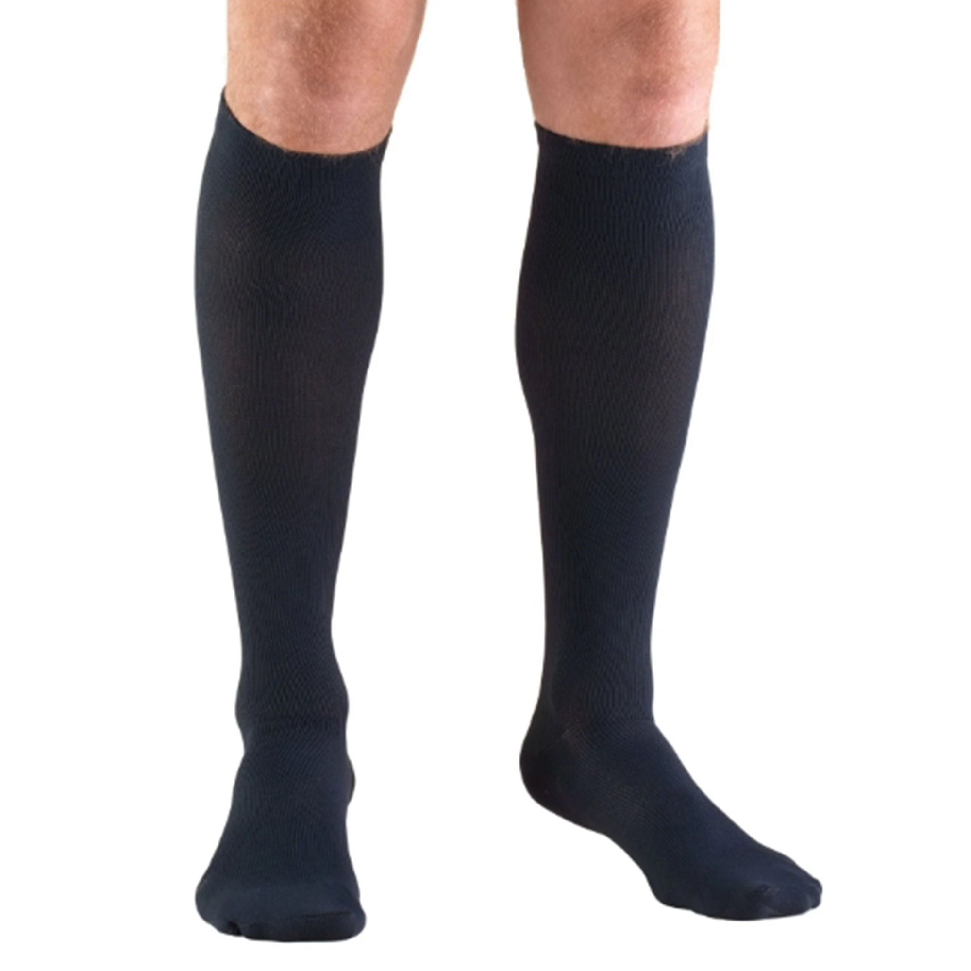 Truform - 1943NV-XL Compression Sock Truform® Knee High X-Large Navy Closed Toe