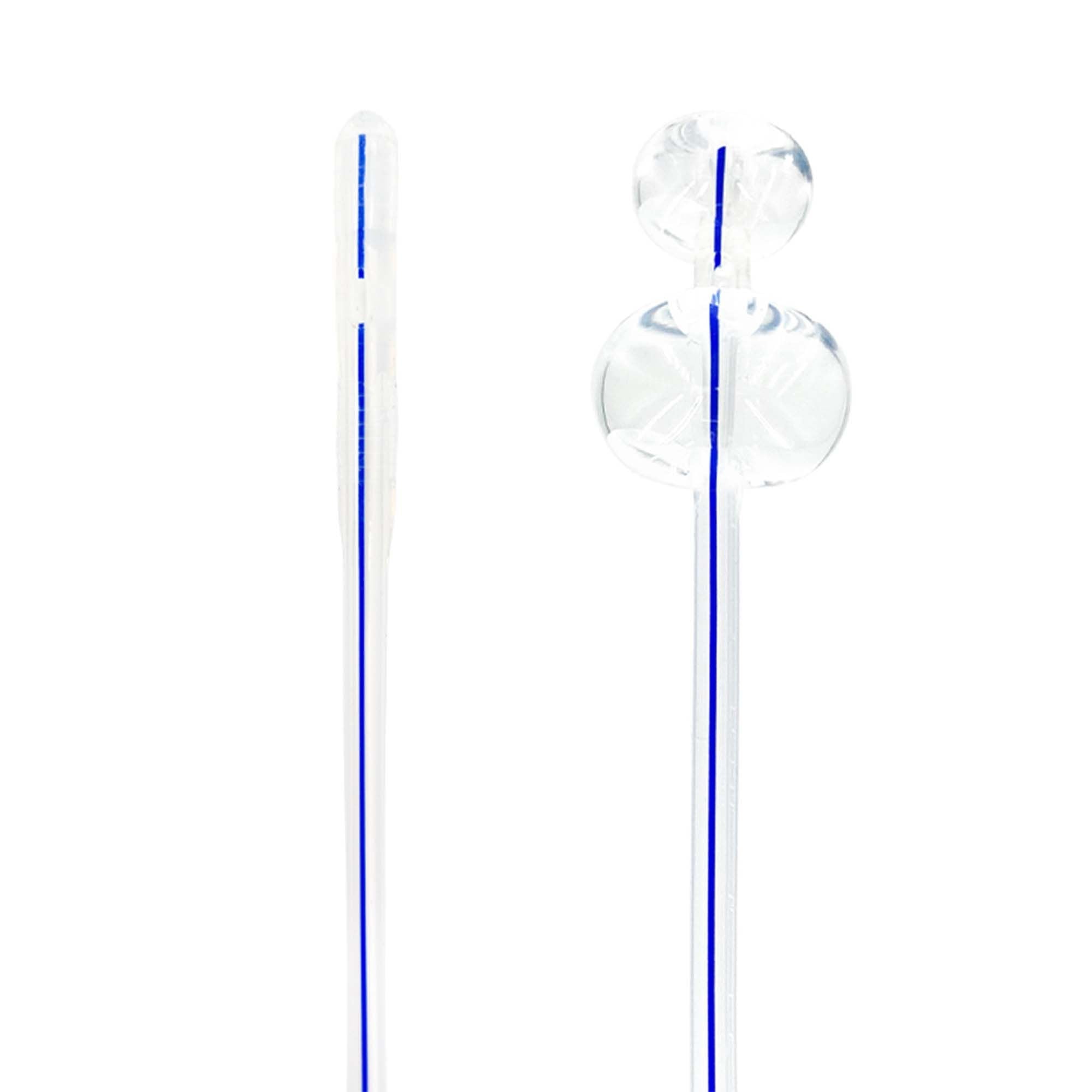 HR Healthcare - D10020 Foley Catheter TruCath® Duo 2-Way Subsumed Tip 10 cc Proximal Balloon, 5 cc Distal Balloon 20 Fr. Silicone