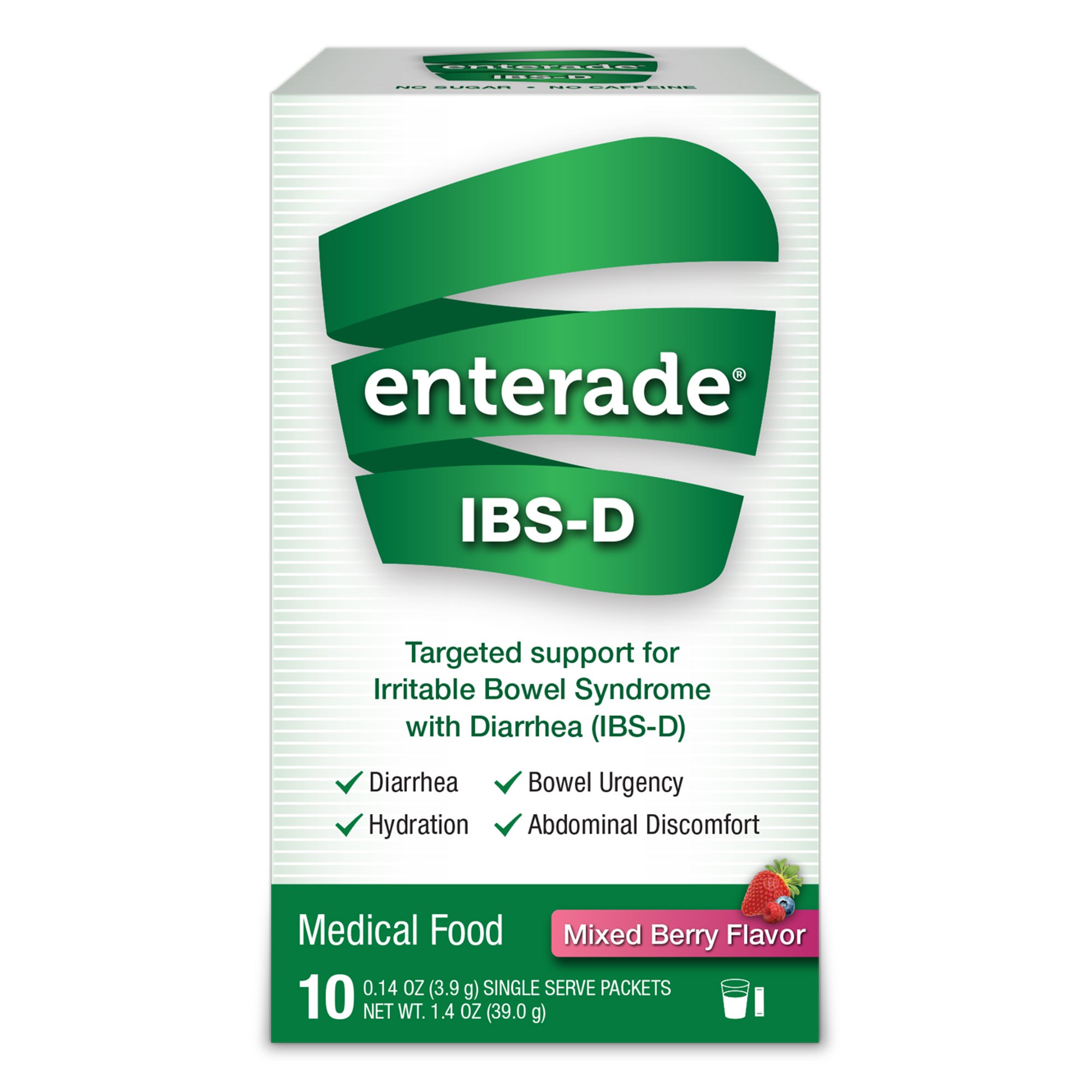 AmiLyfe Bioscience LLC 40850052516008 - enterade® IBS-D Dietary Support Medical Food, Mixed Berry, Single Serve Packets - 24/Case