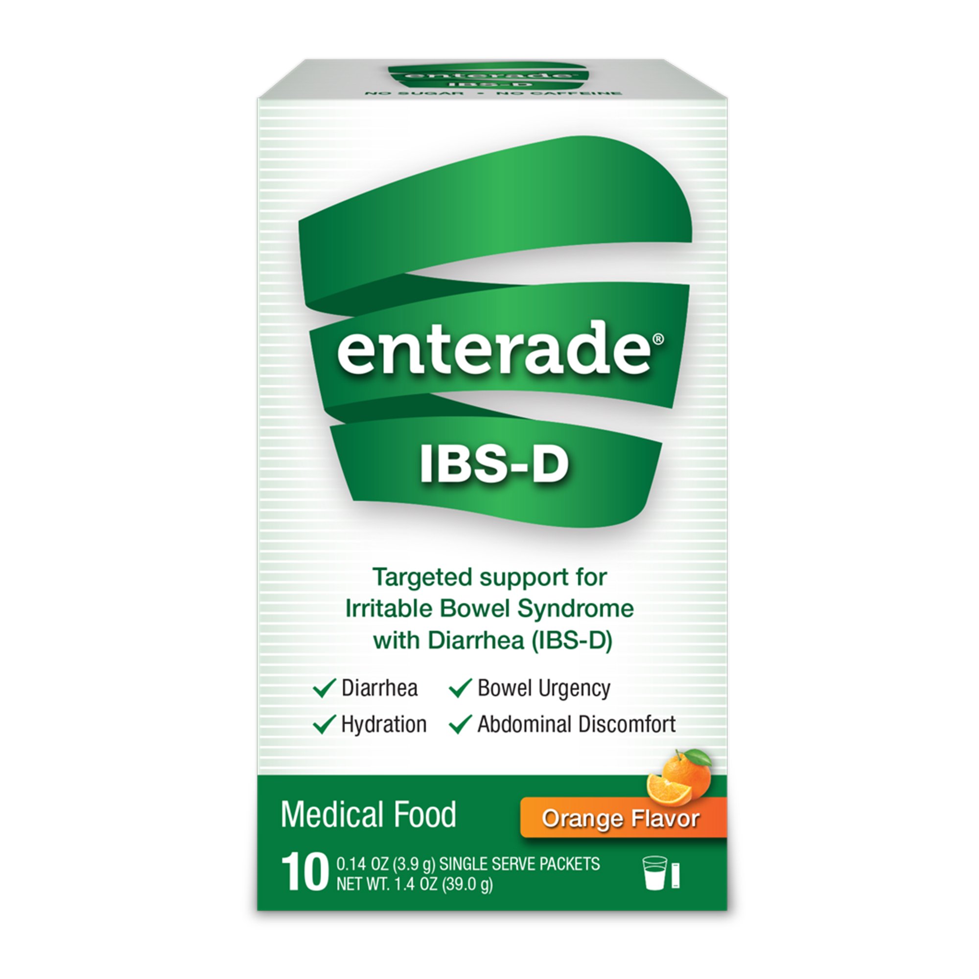 AmiLyfe Bioscience LLC 40850052516015 - enterade® IBS-D Dietary Support Medical Food, Orange, Single Serve Packets - 24/Case