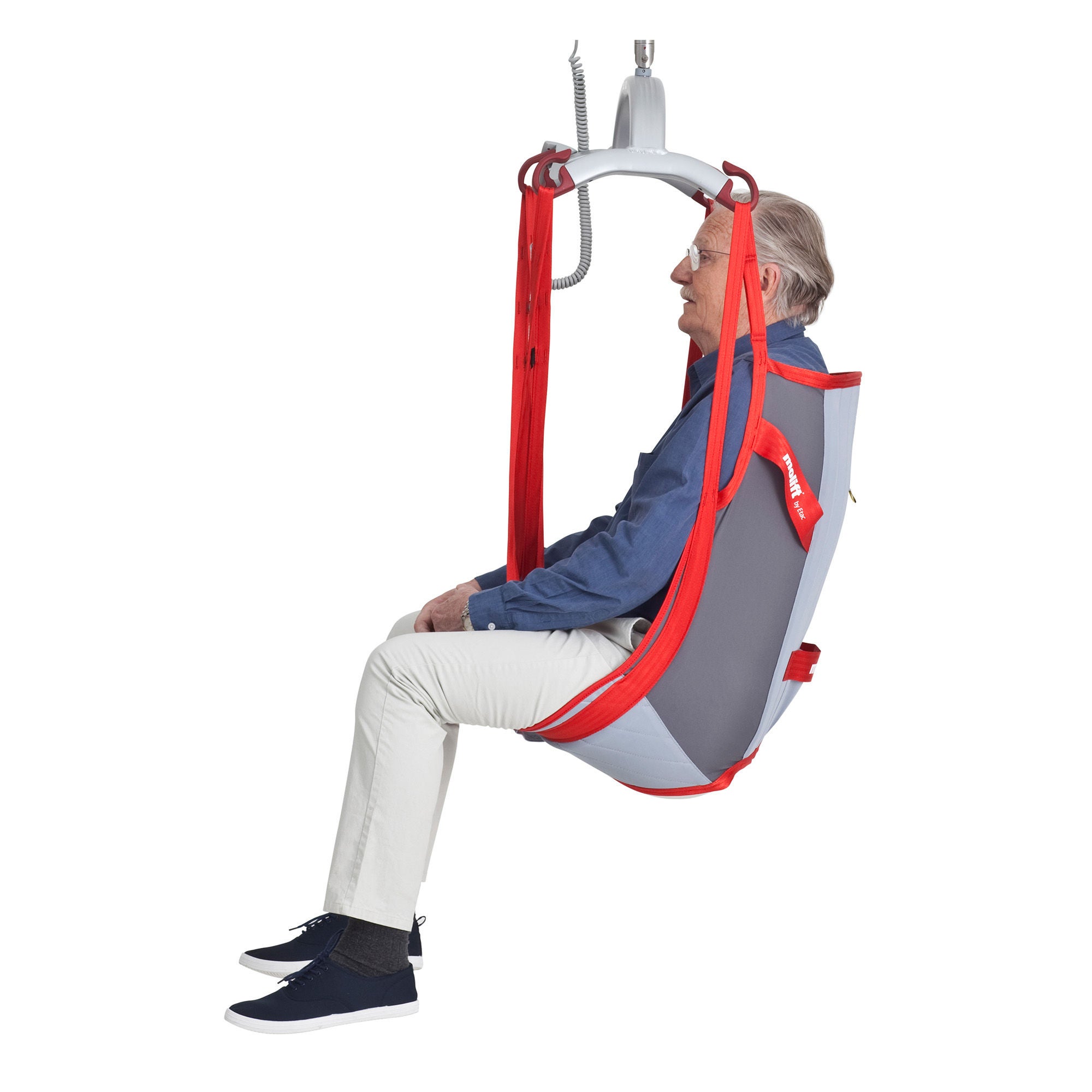 DT Davis Enterprises Ltd - N1720120 Patient Sling Molift® Rgo With Head Support Small 110 lbs. Weight Capacity